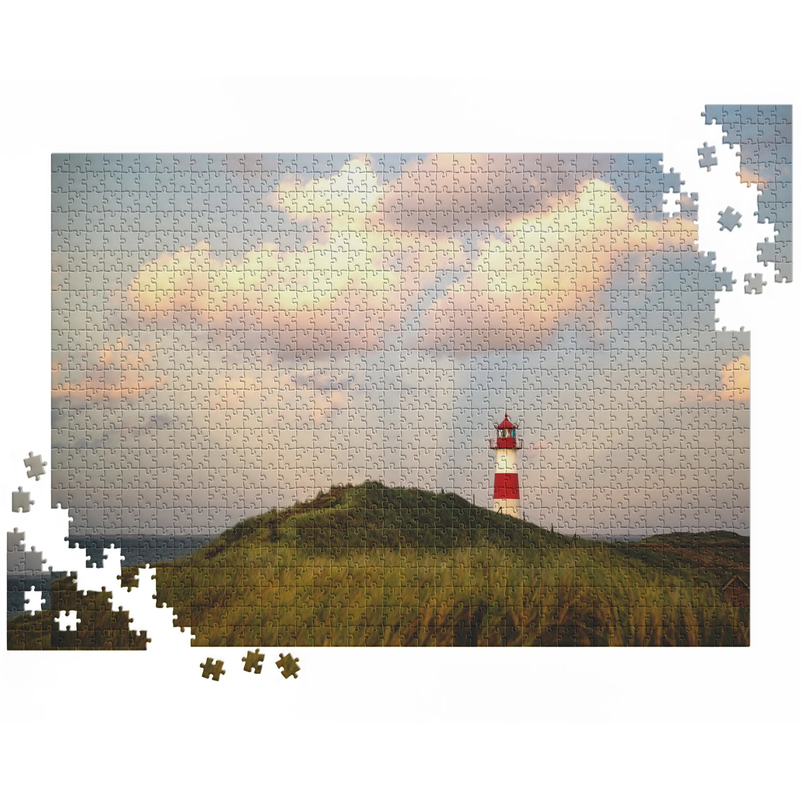 Leuchtturm im Abendlicht