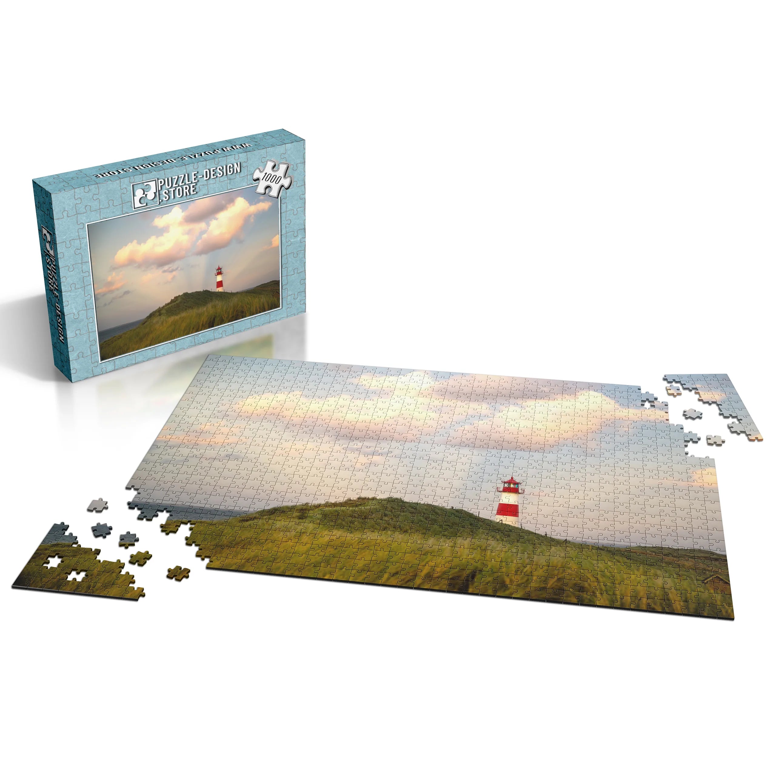 Leuchtturm im Abendlicht