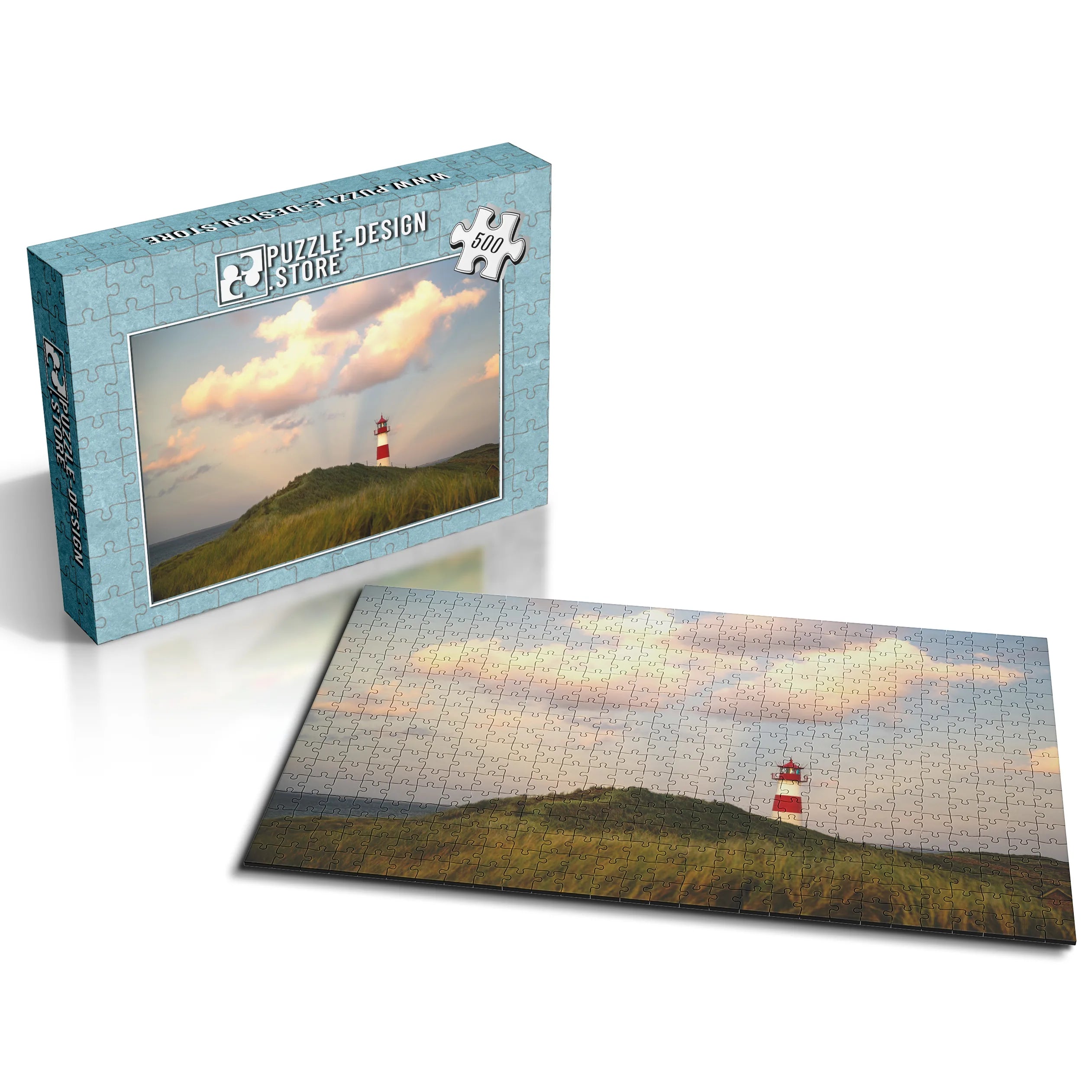 Leuchtturm im Abendlicht