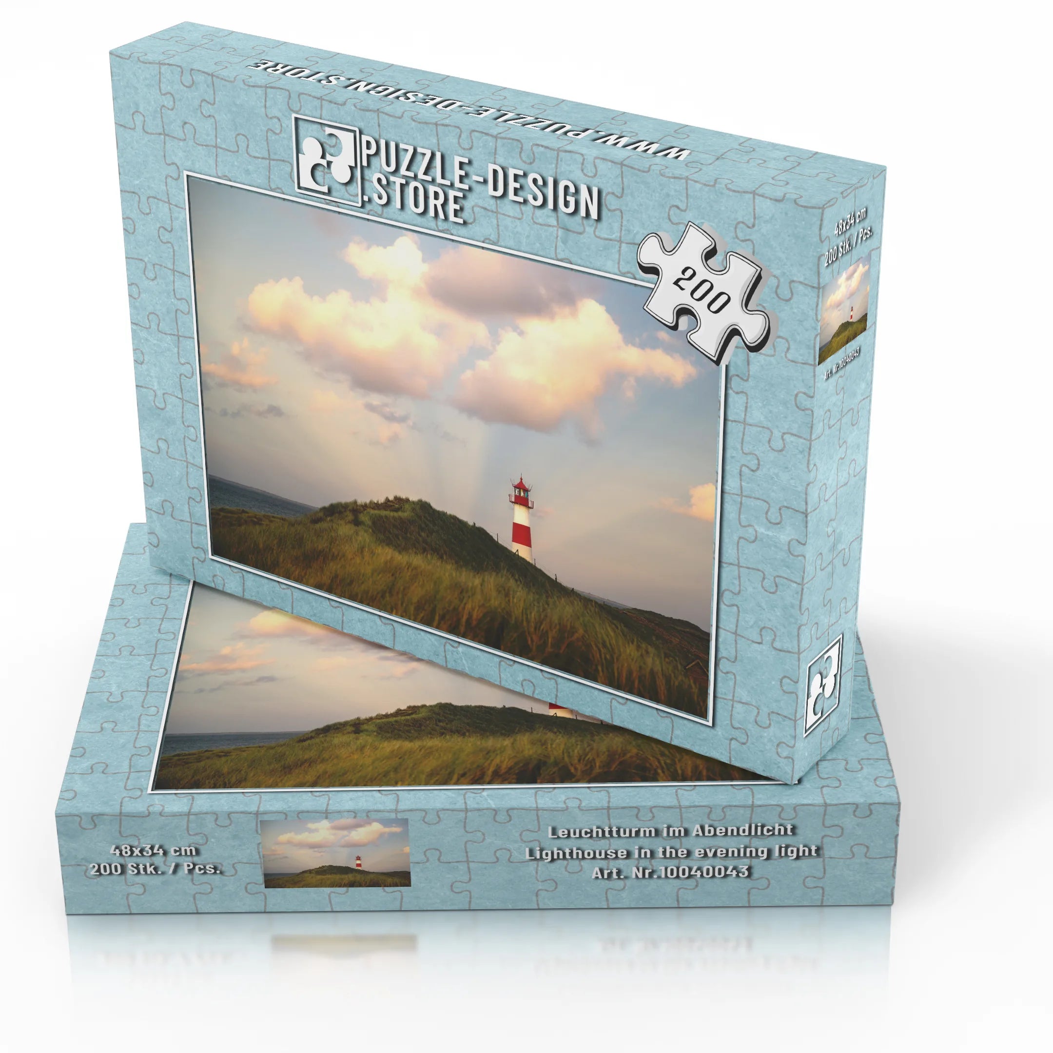 Leuchtturm im Abendlicht