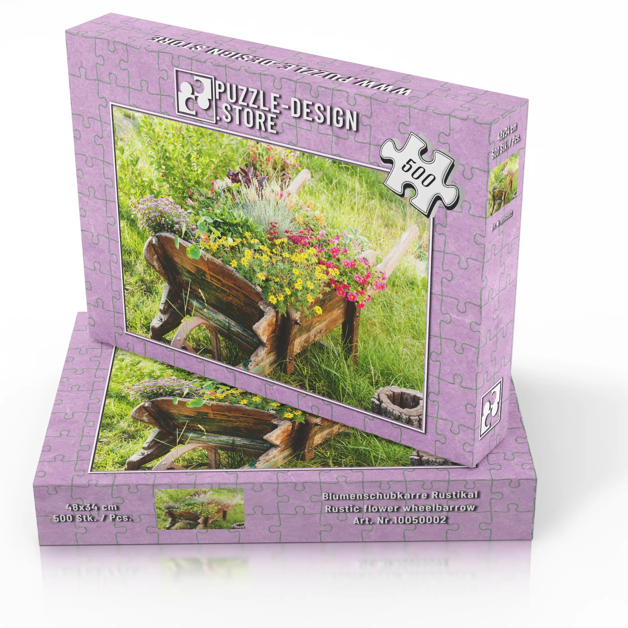 Blumenschubkarre Rustikal