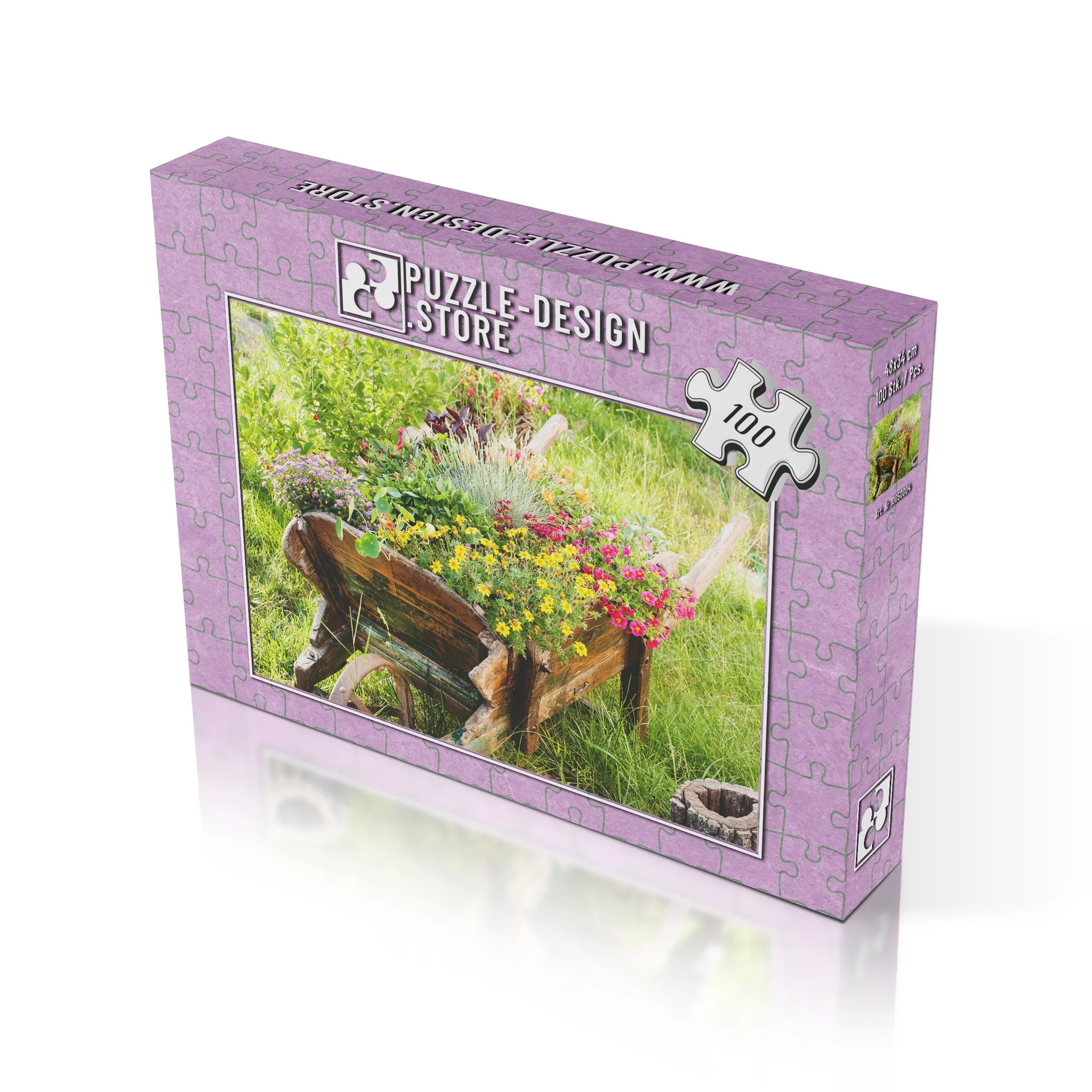 Blumenschubkarre Rustikal