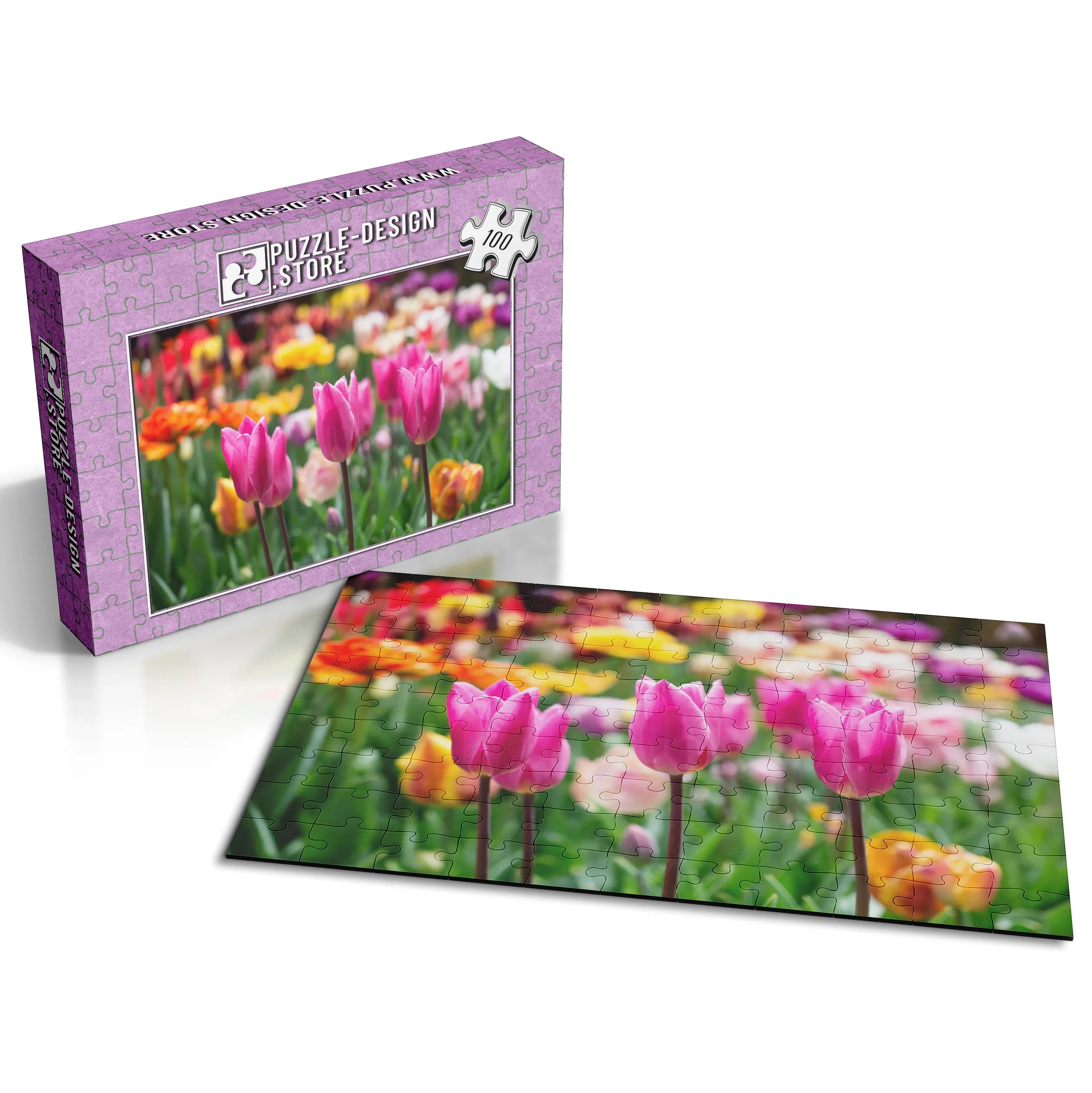 Pinkfarbene Tulpenpracht