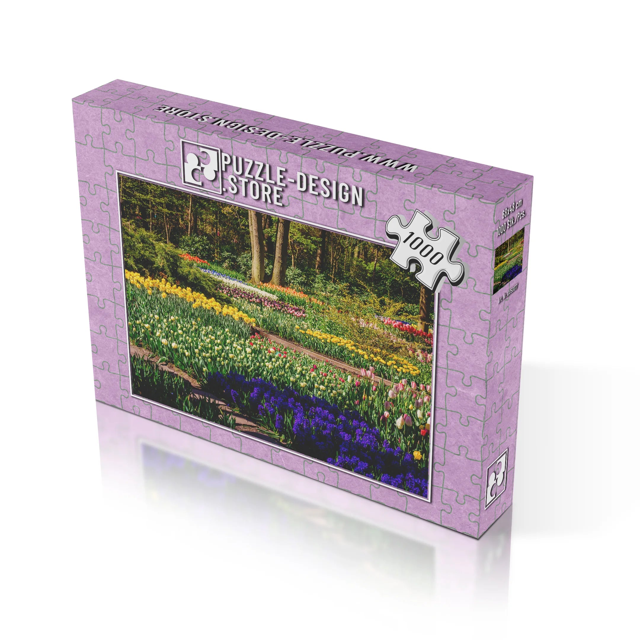 Farbenfroher Frühlingsgarten