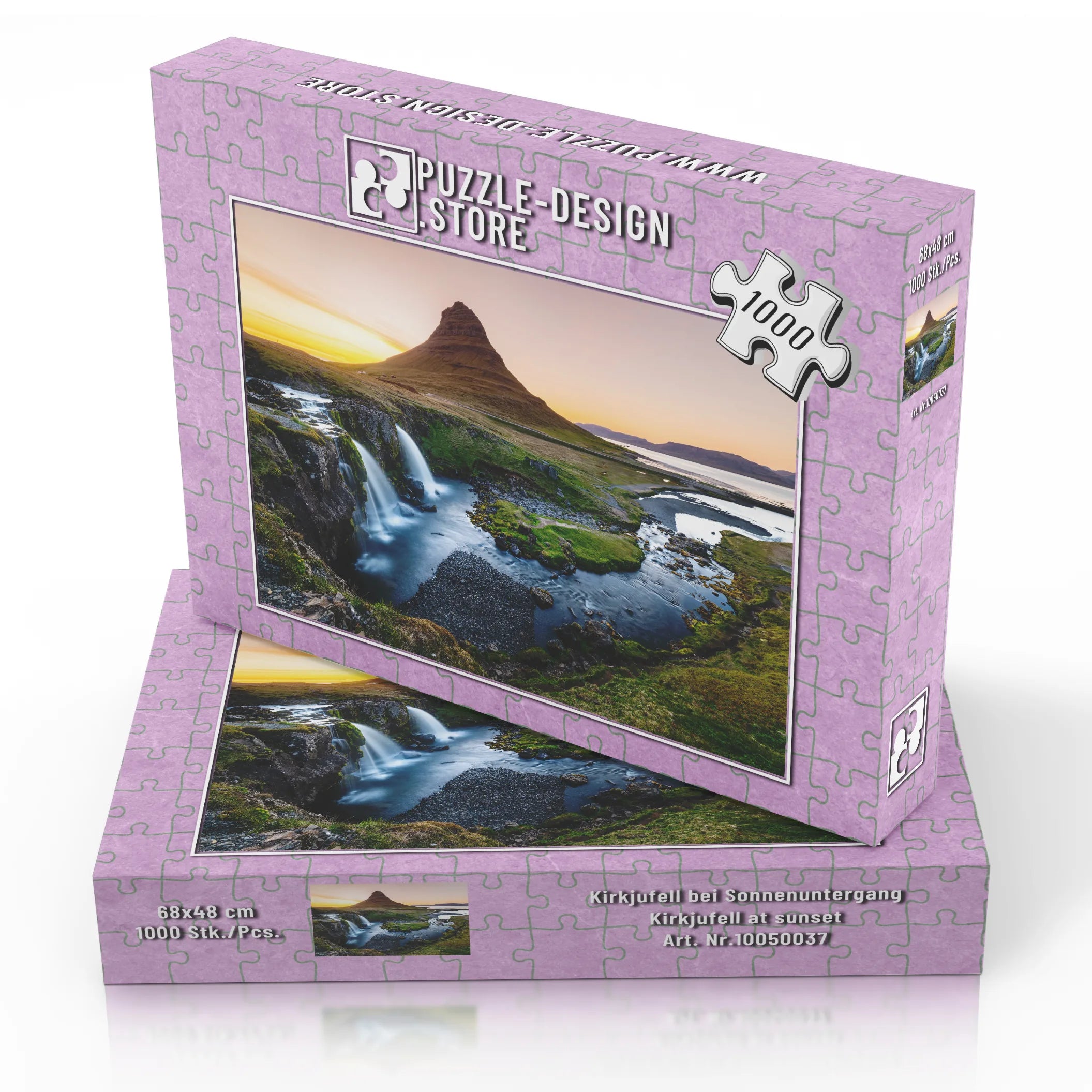 Kirkjufell bei Sonnenuntergang