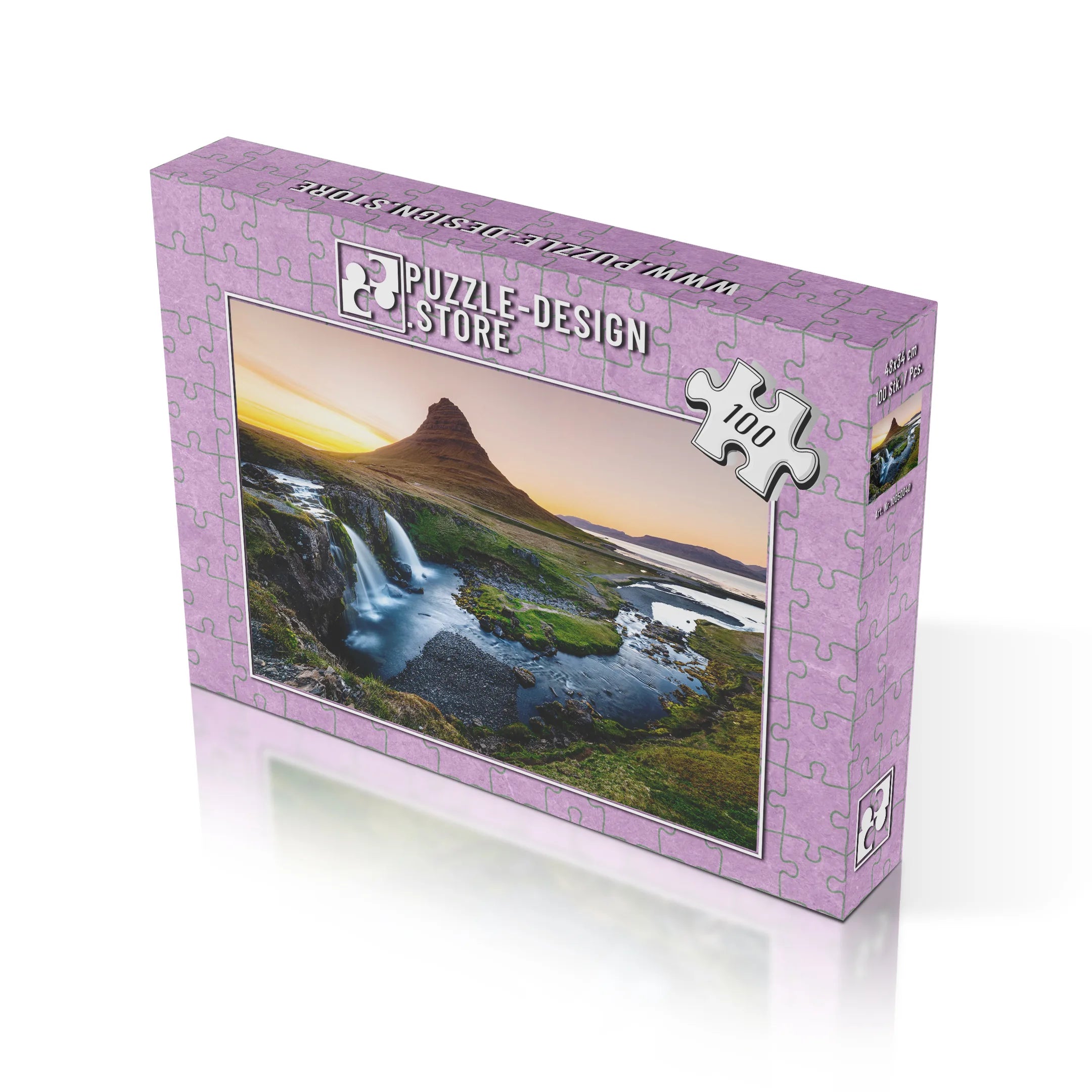 Kirkjufell bei Sonnenuntergang