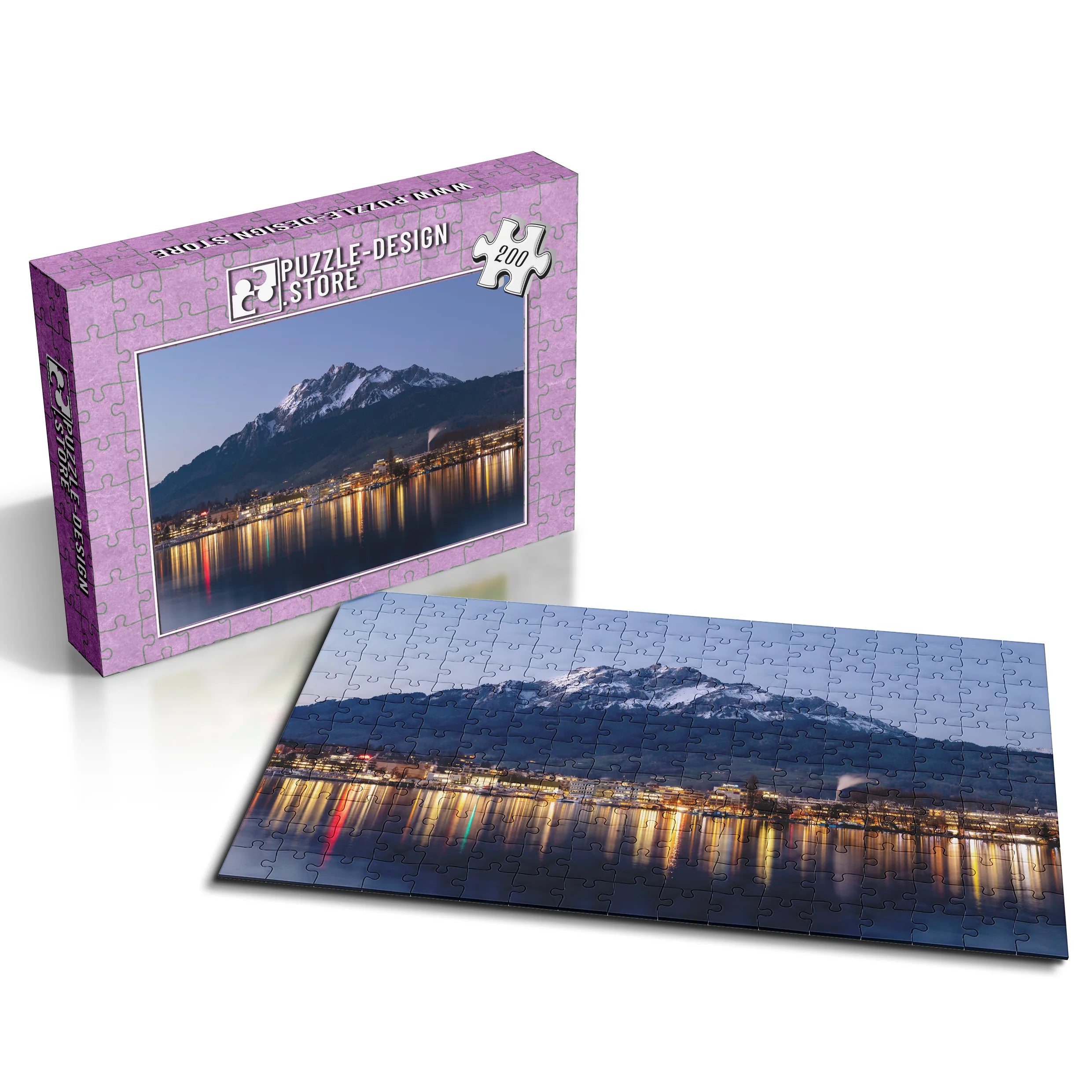 Luzern bei Abendlicht