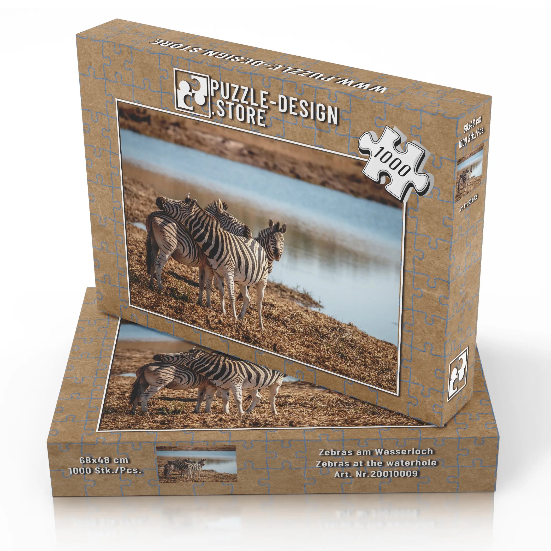 Zebras am Wasserloch