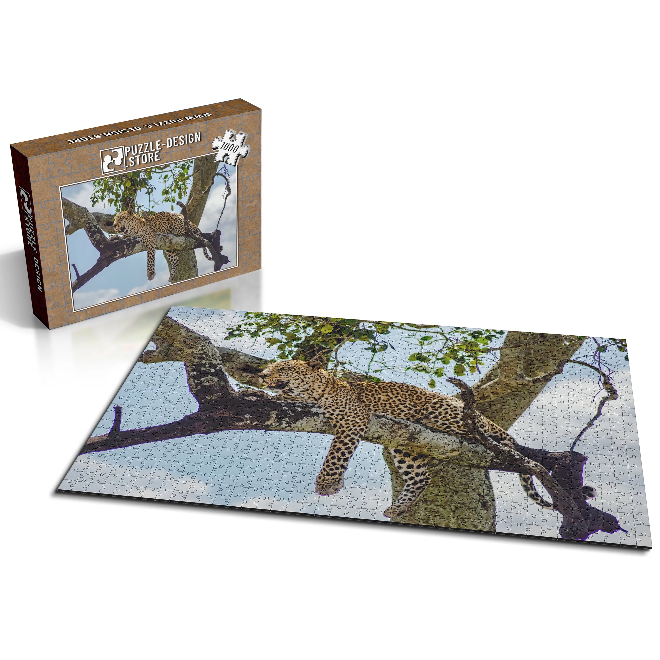 Leopard auf Baum