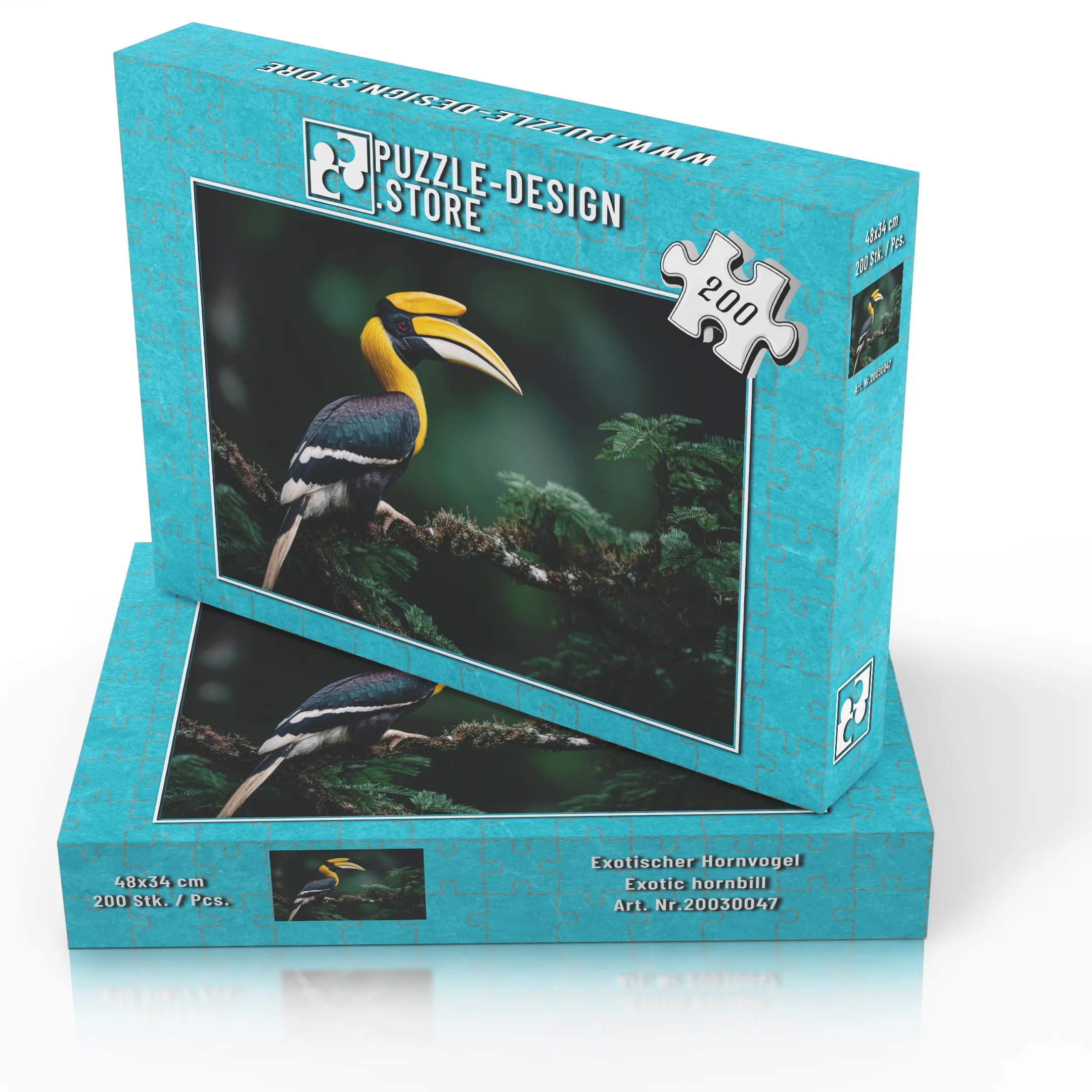 Exotischer Hornvogel