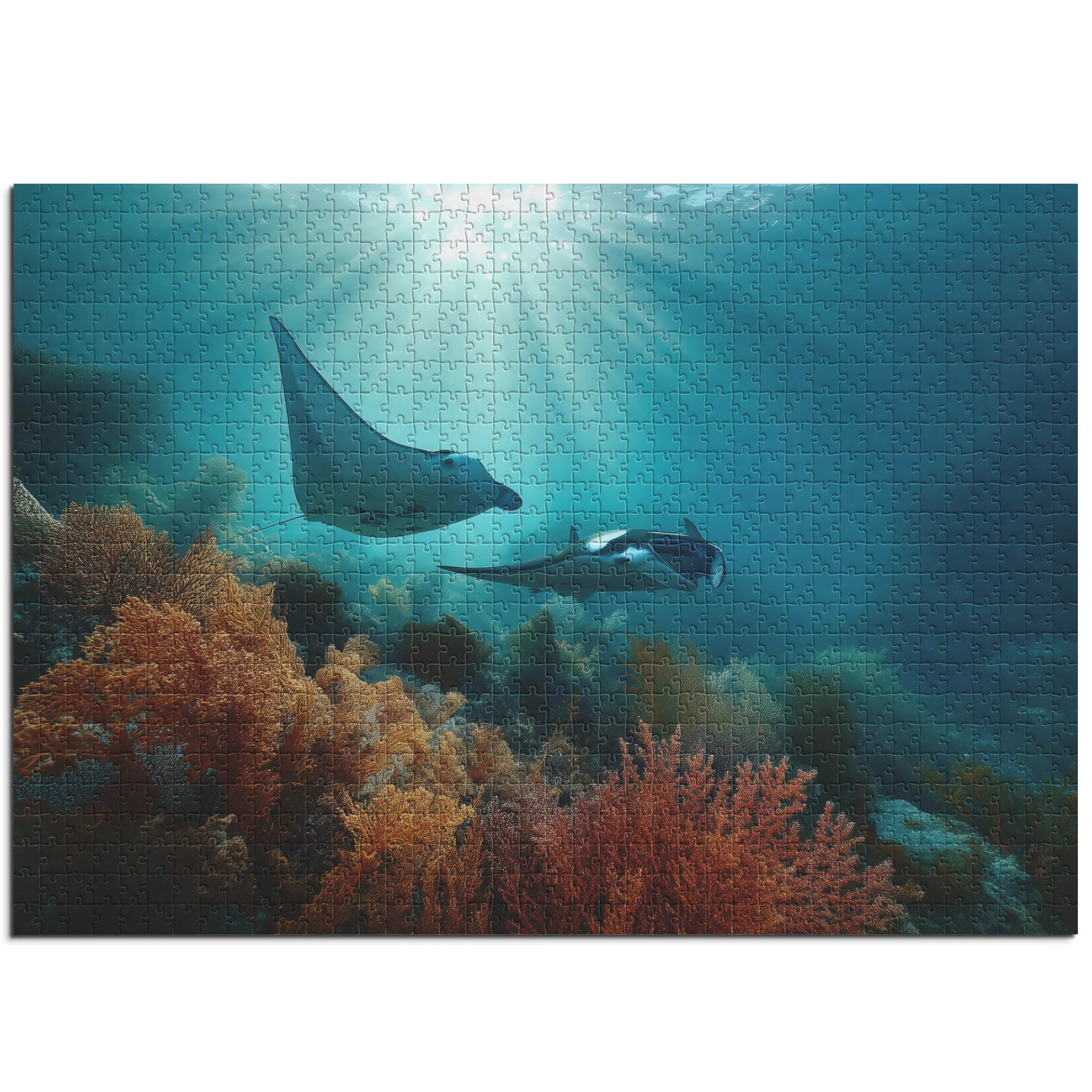 Beeindruckende Mantarochen