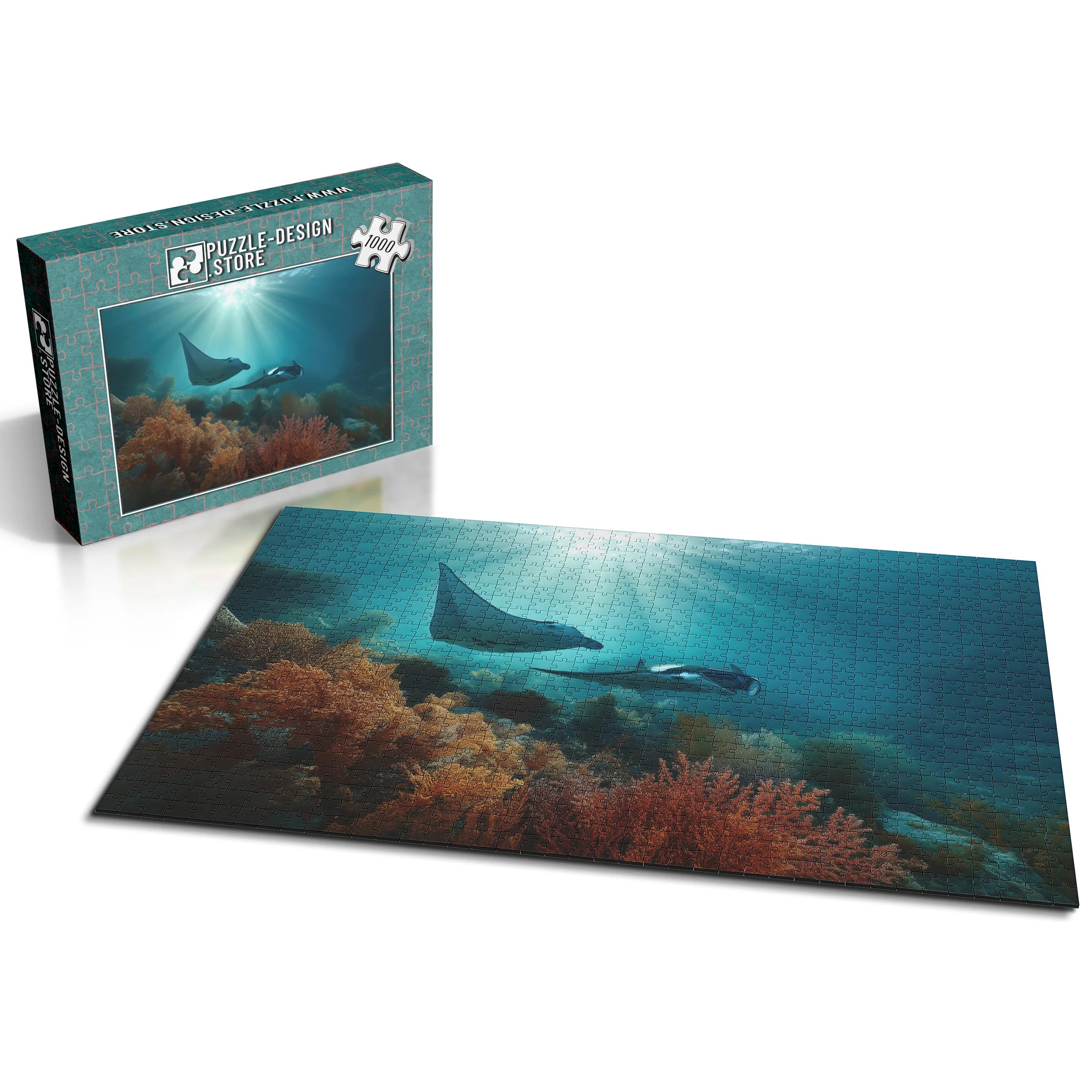 Beeindruckende Mantarochen