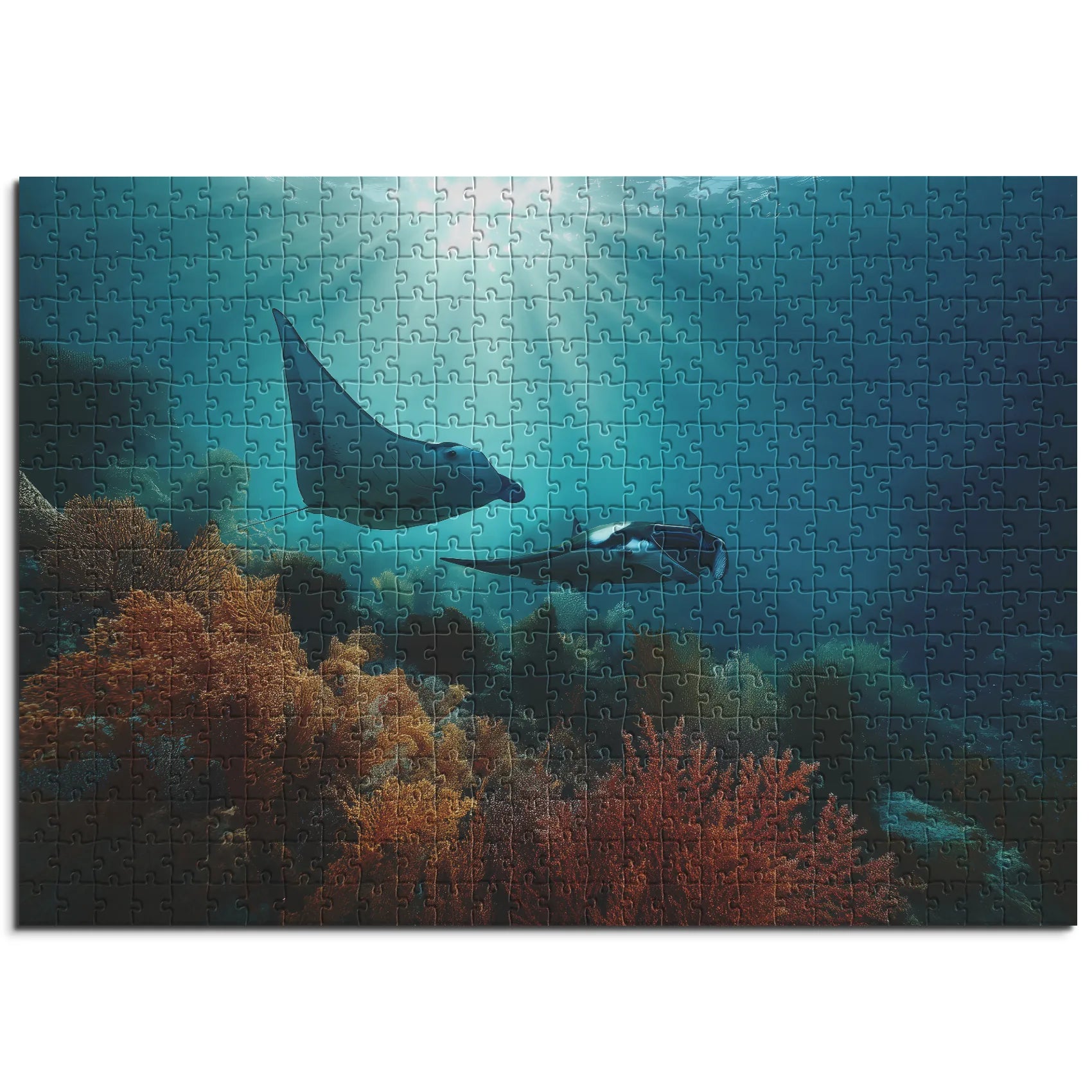 Beeindruckende Mantarochen