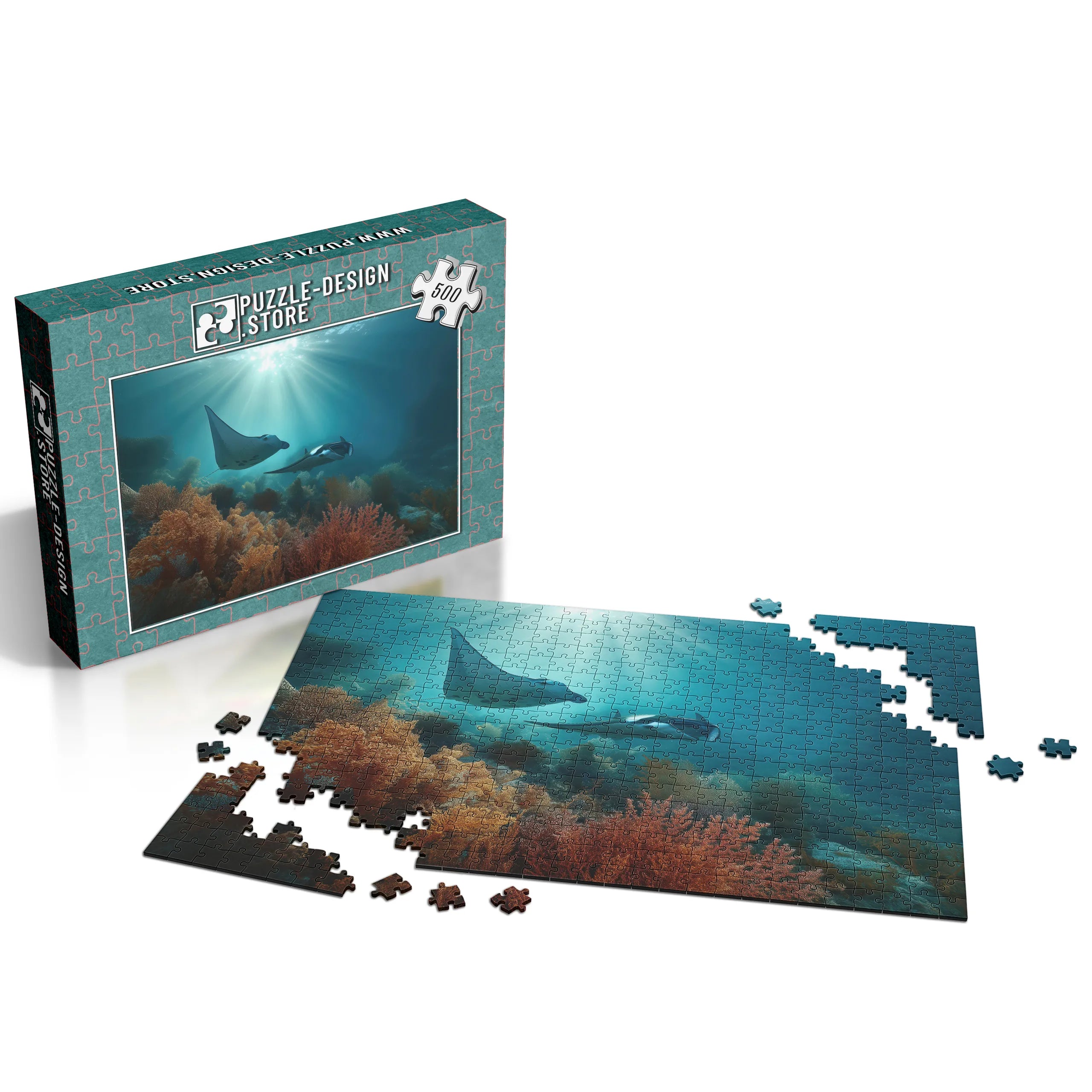 Beeindruckende Mantarochen