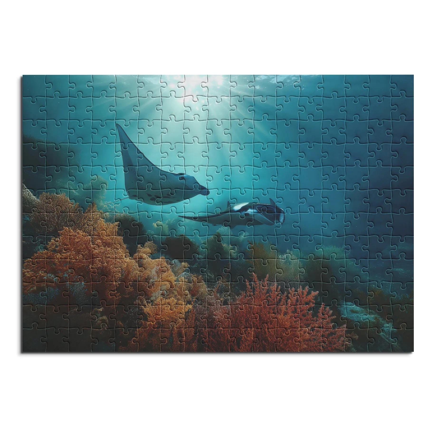 Beeindruckende Mantarochen