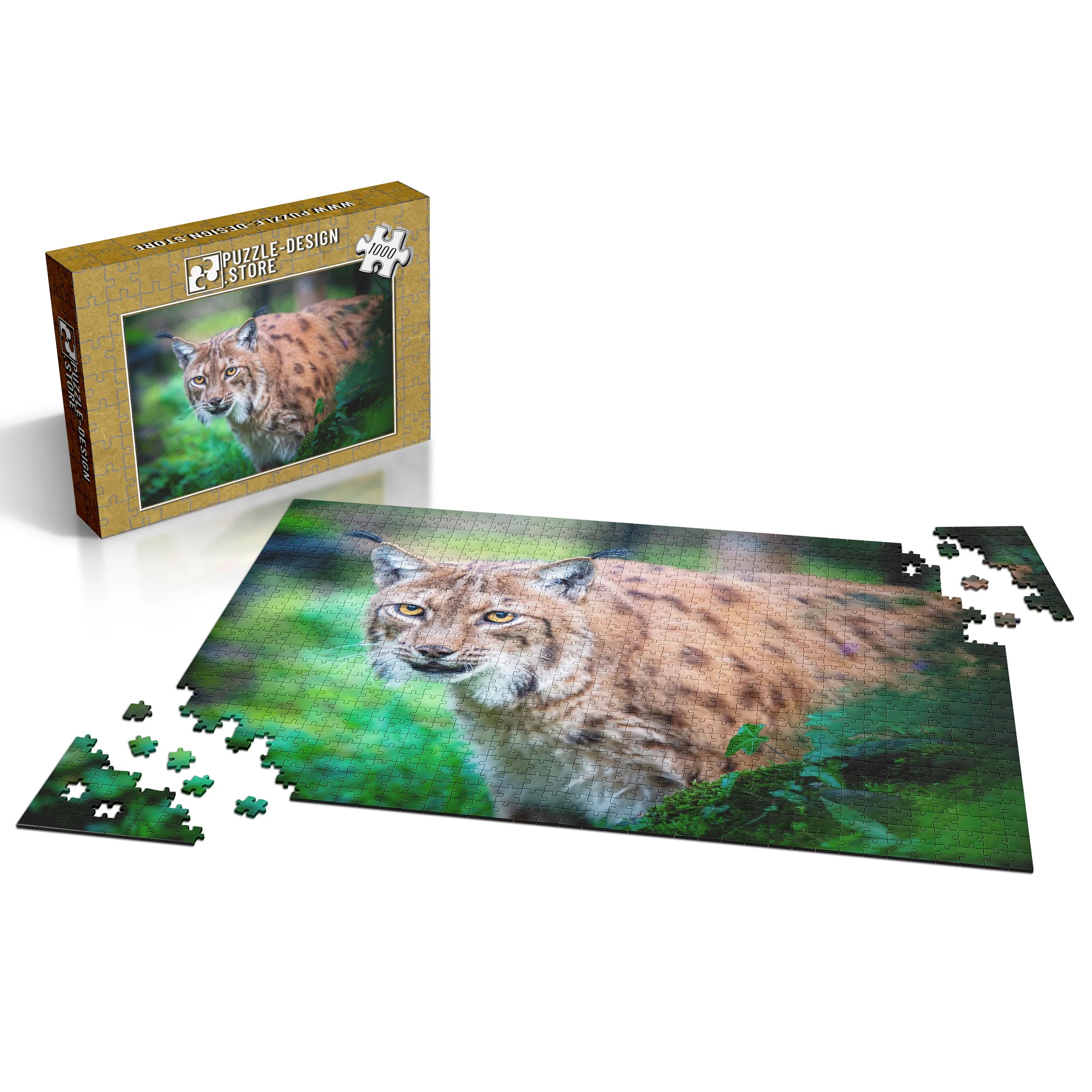 Luchs im Unterholz