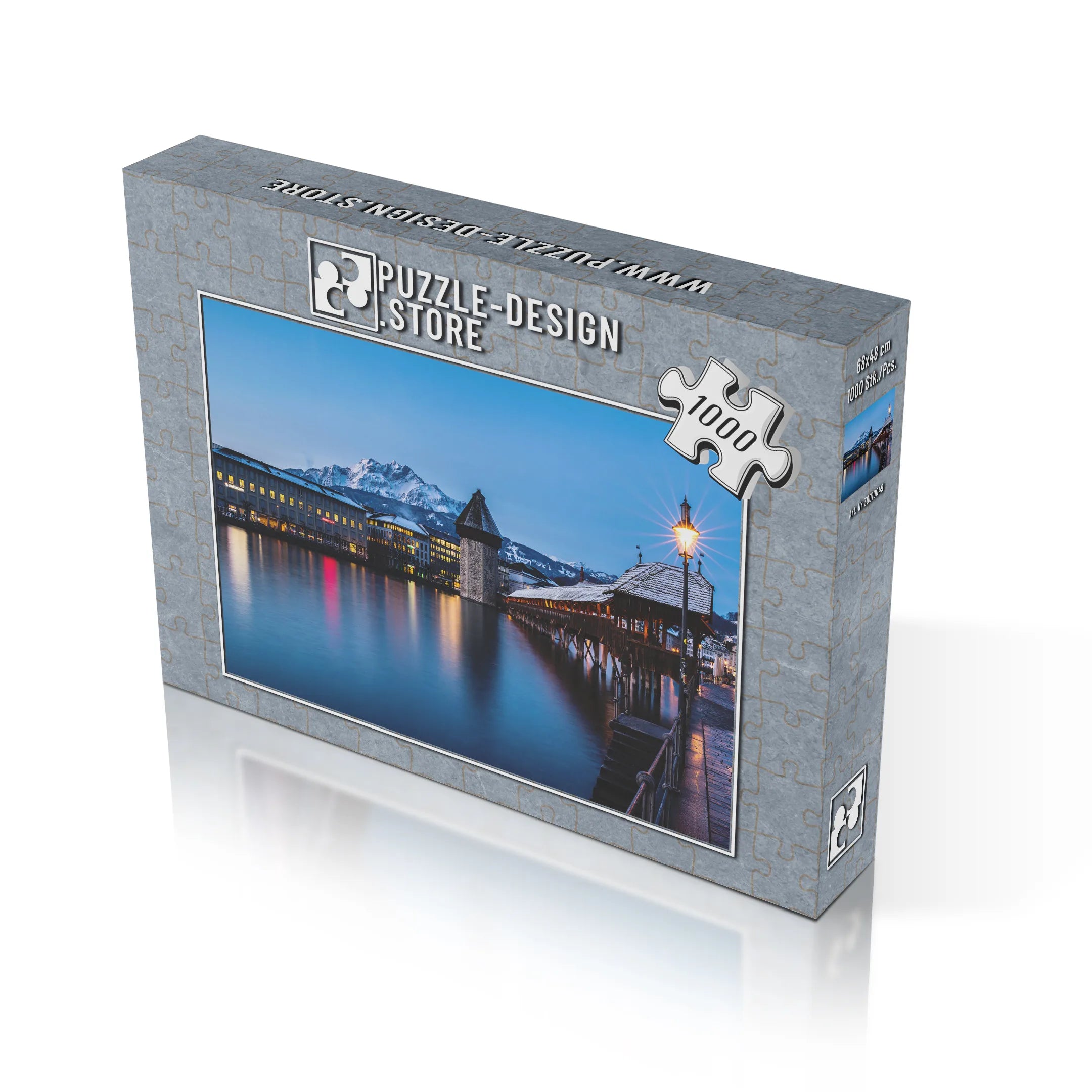 Kapellbrücke am Abend