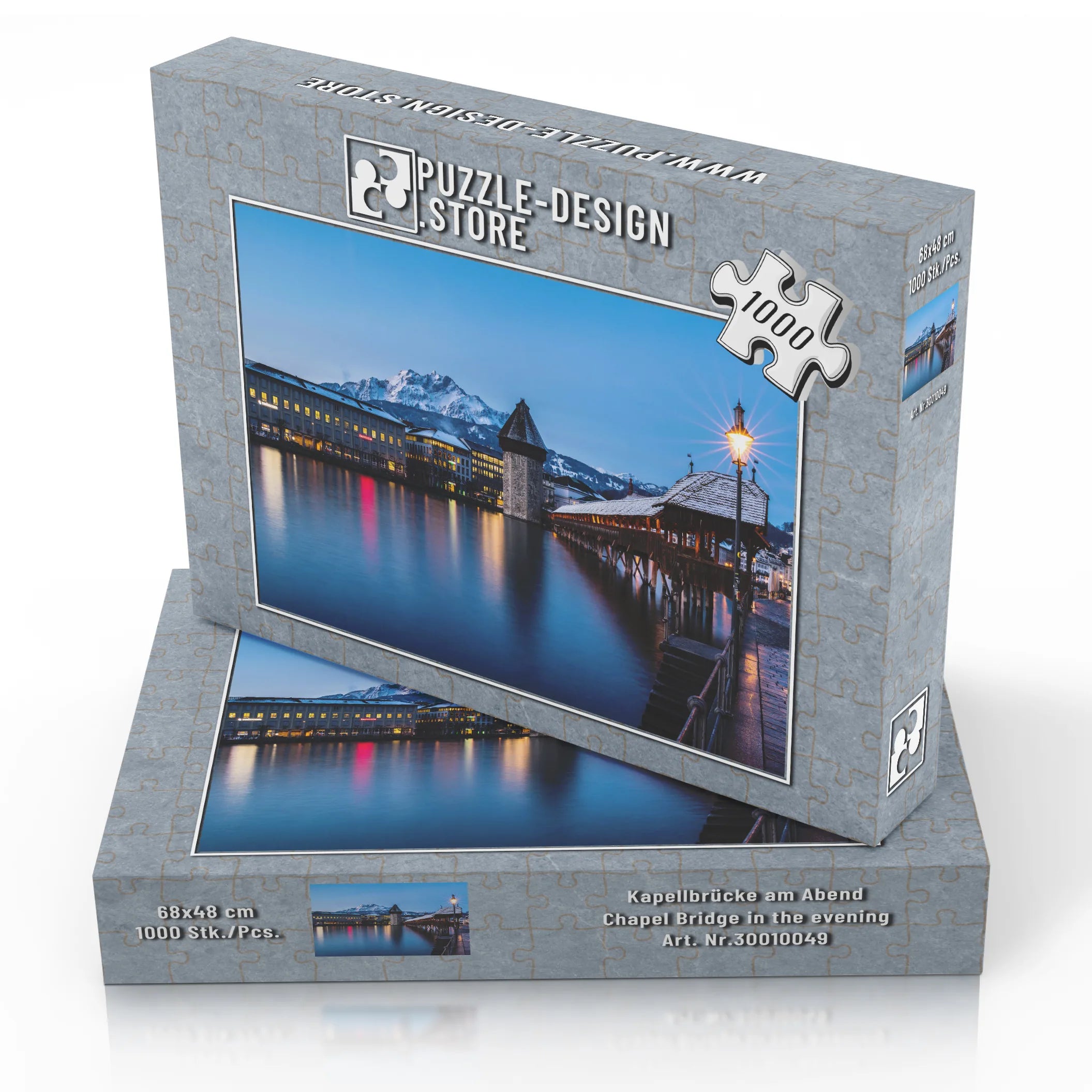 Kapellbrücke am Abend