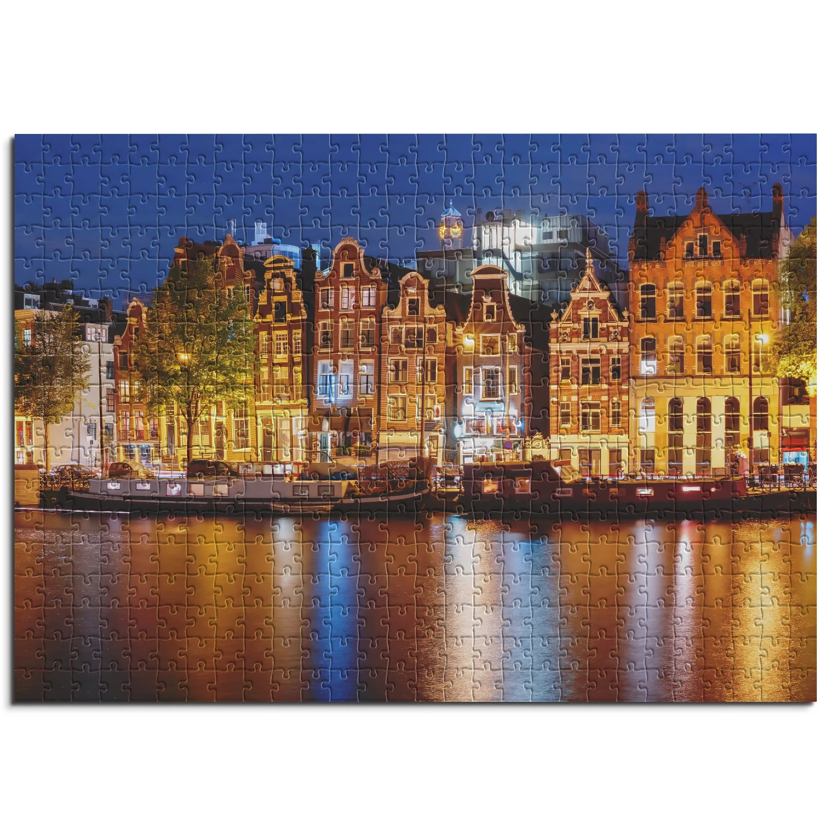 Maisons de canal à Amsterdam