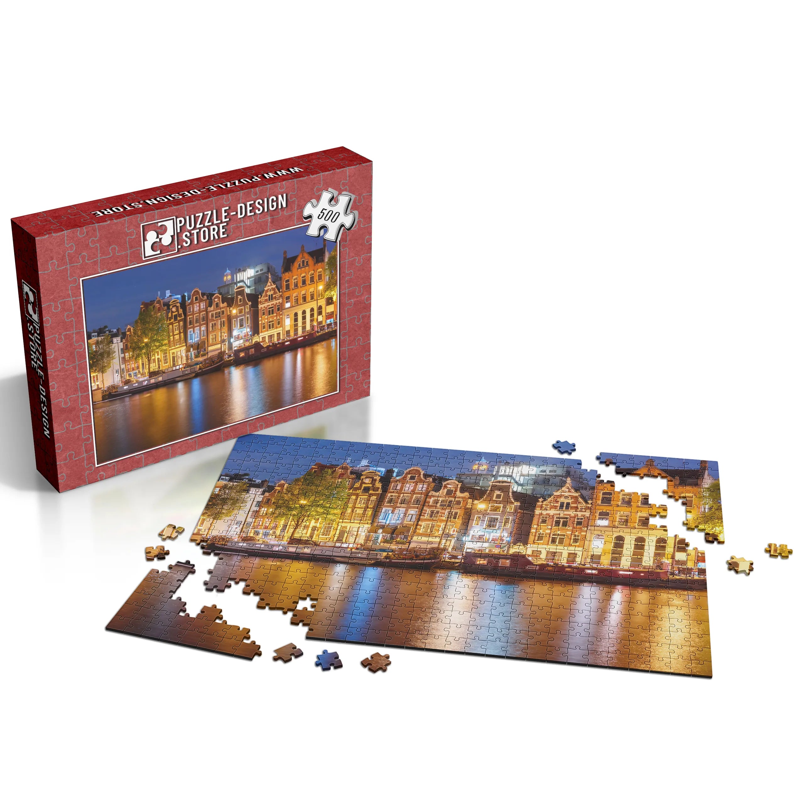 Maisons de canal à Amsterdam