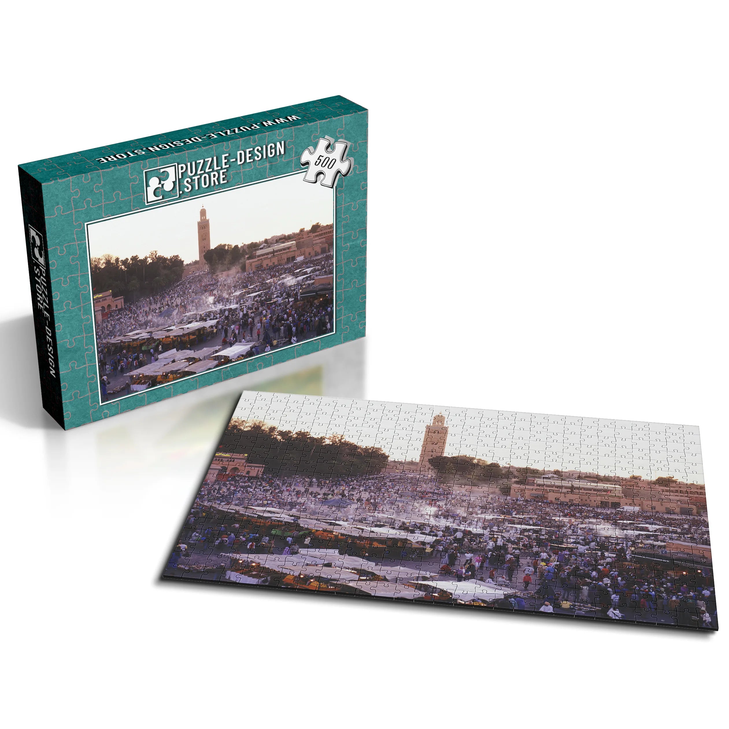 Marrakesch Markttreiben Abend