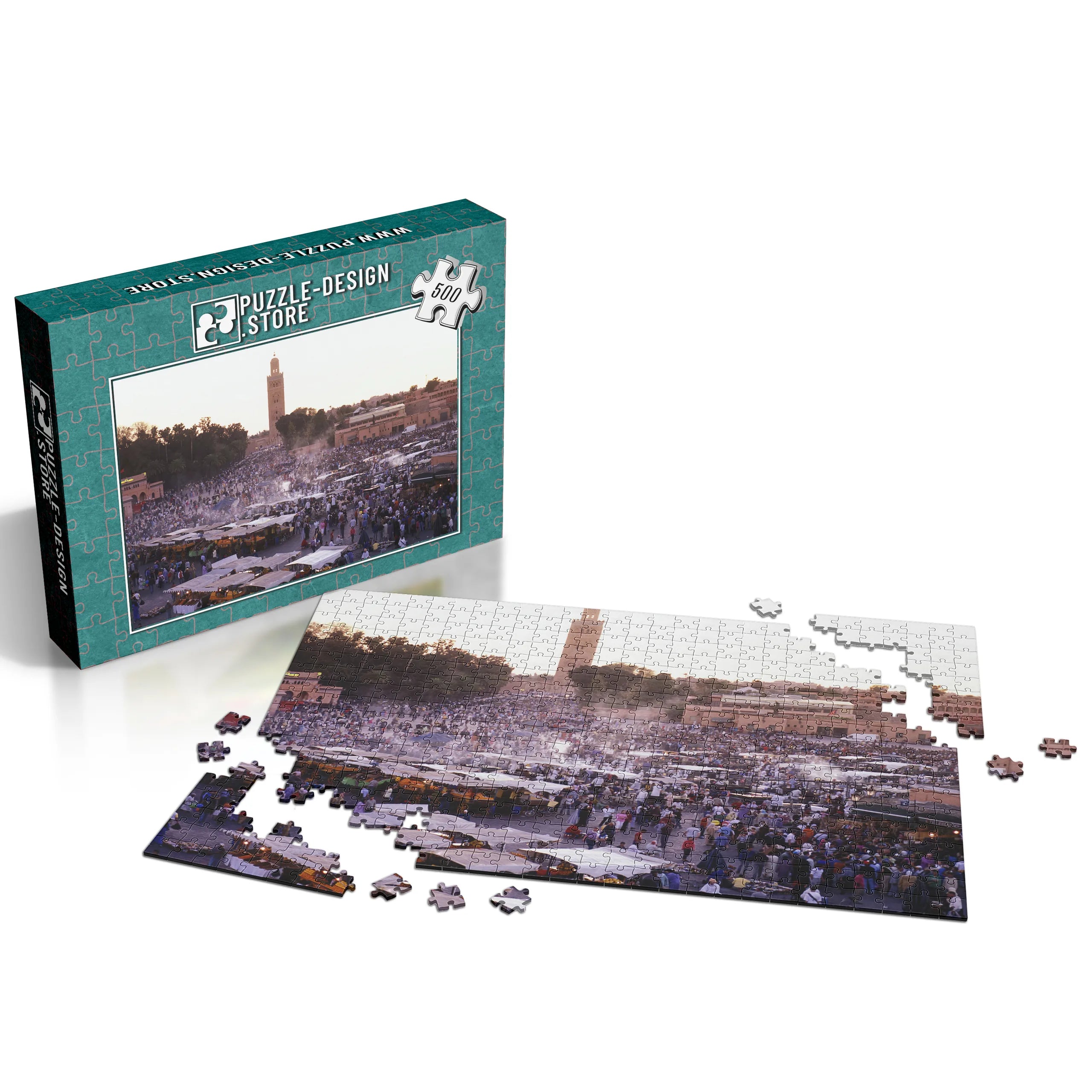 Marrakesch Markttreiben Abend