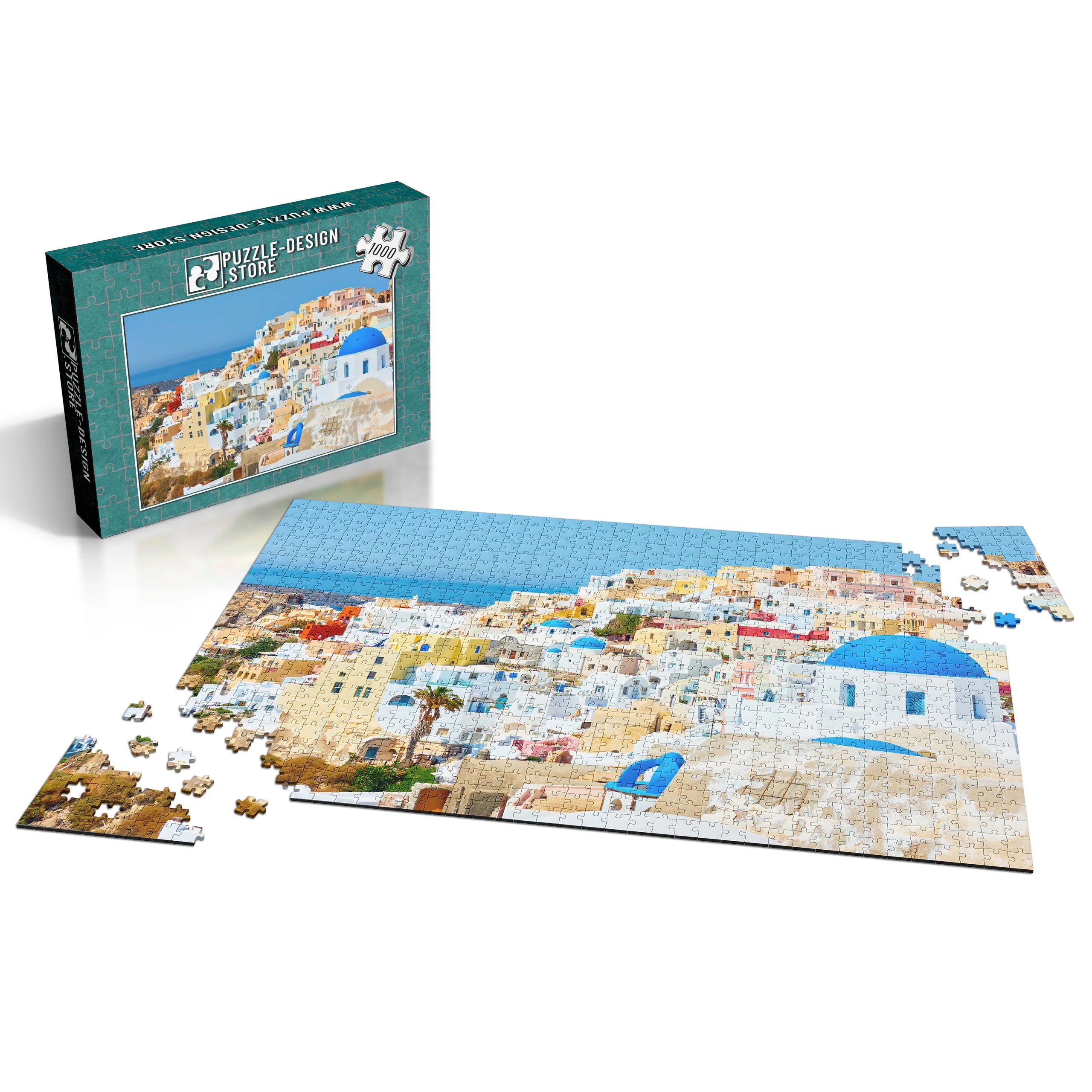 Santorini Farbenpracht Meerblick