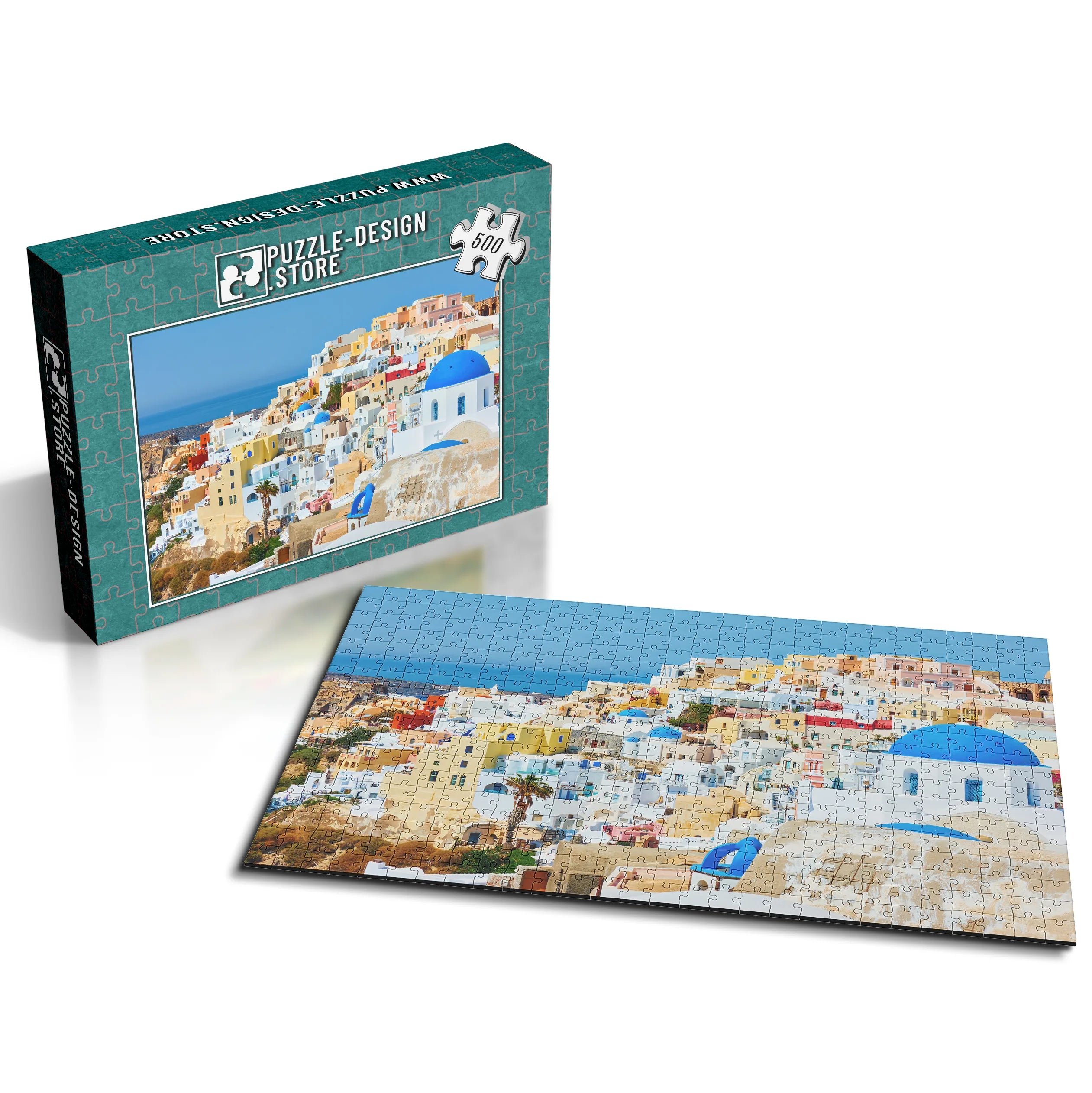 Santorini Farbenpracht Meerblick