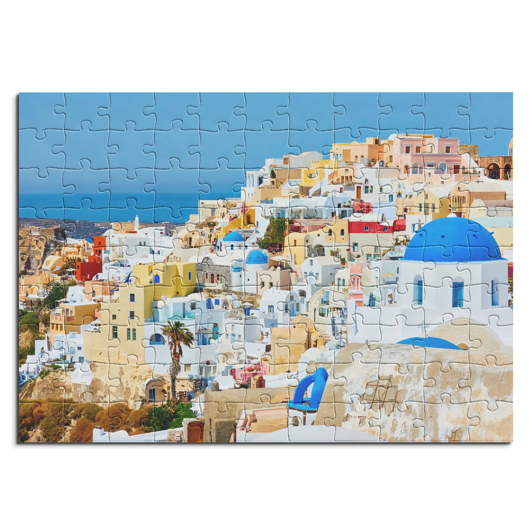 Santorini Farbenpracht Meerblick