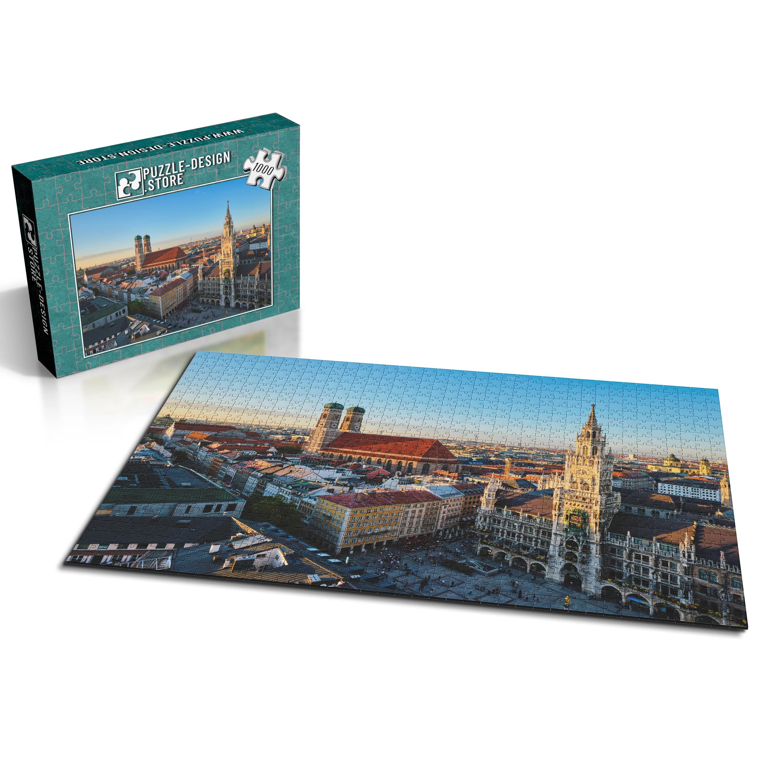 München Marienplatz Panorama