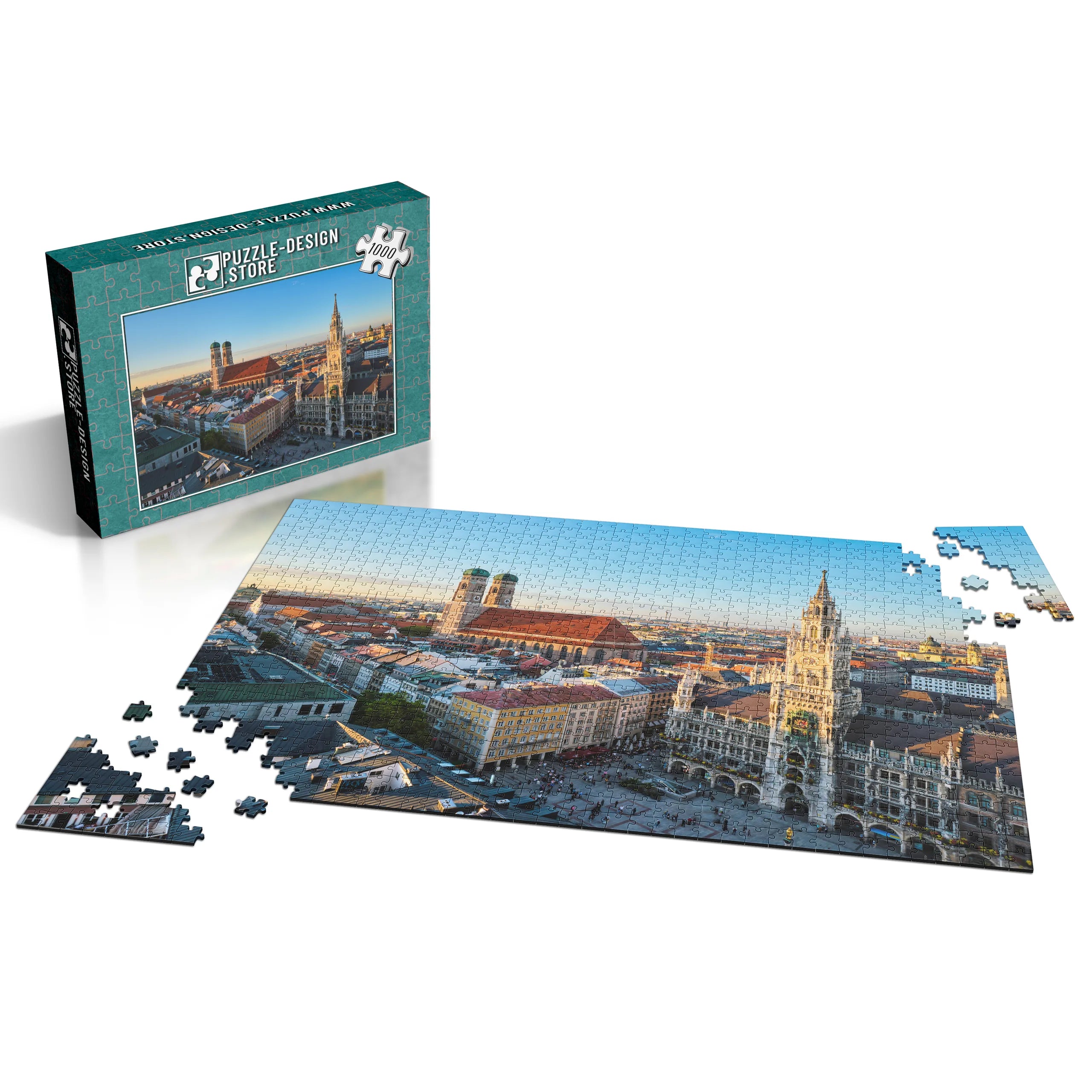 München Marienplatz Panorama