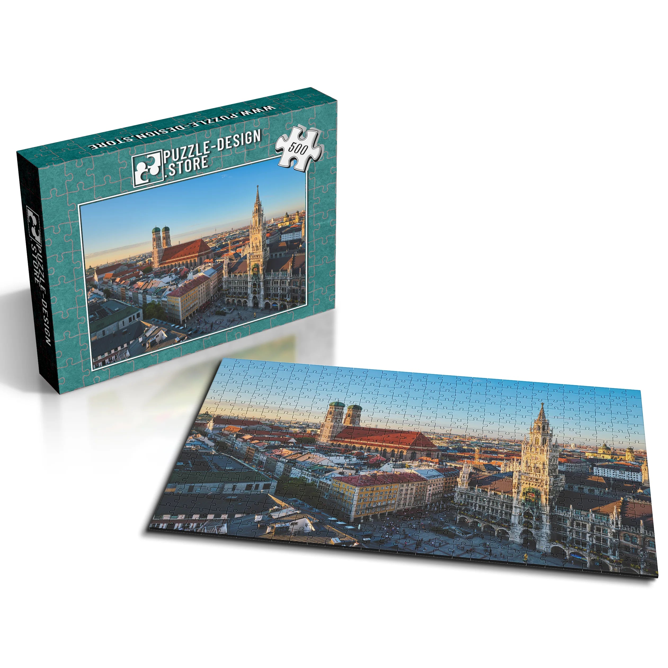 München Marienplatz Panorama