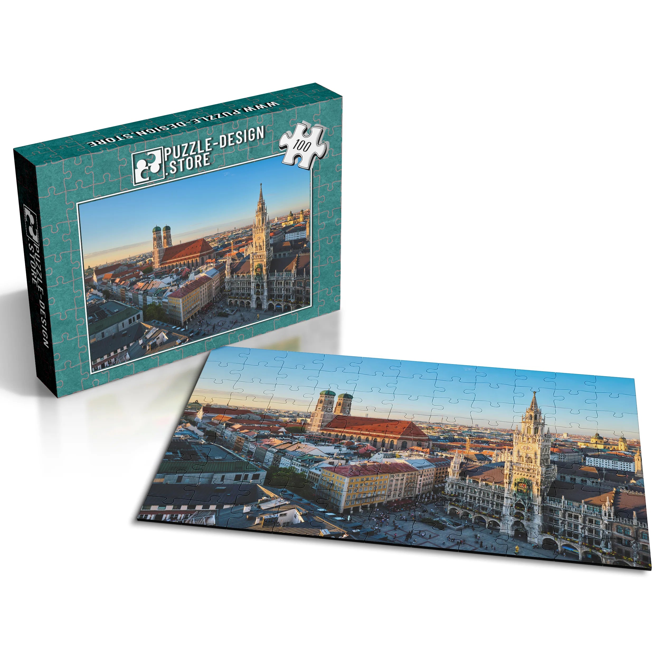 München Marienplatz Panorama