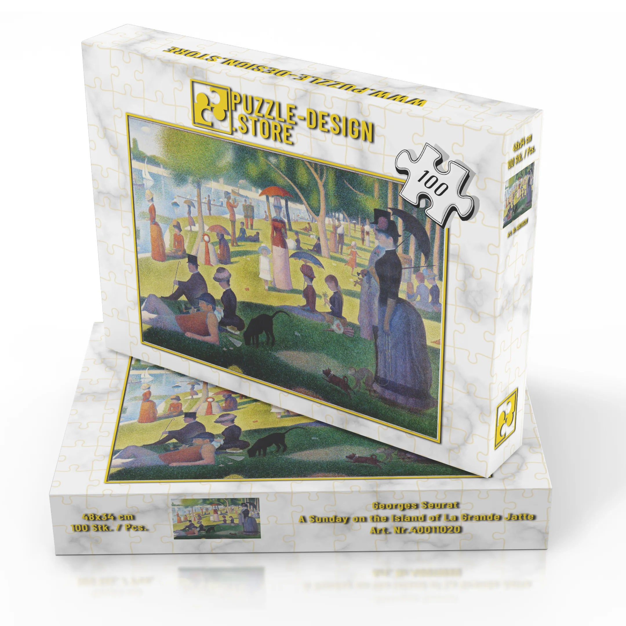 Georges Seurat / Ein Sonntagnachmittag auf der Insel La Grande Jatte