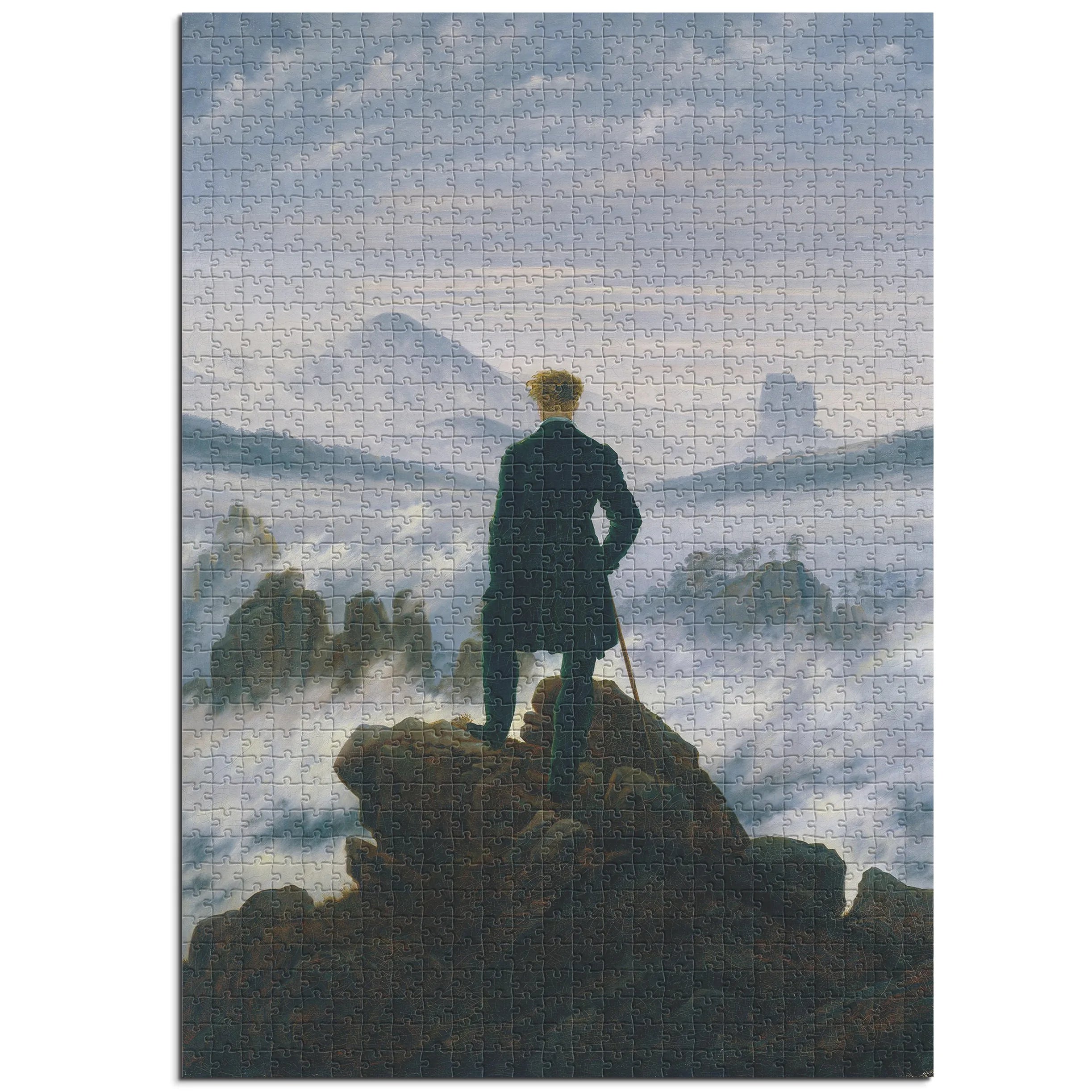 Caspar David Friedrich / Der Wanderer über dem Nebelmeer