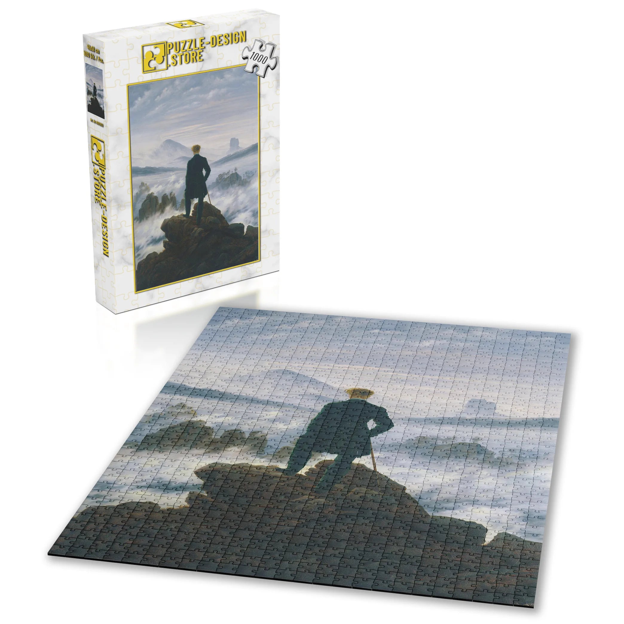 Caspar David Friedrich / Der Wanderer über dem Nebelmeer