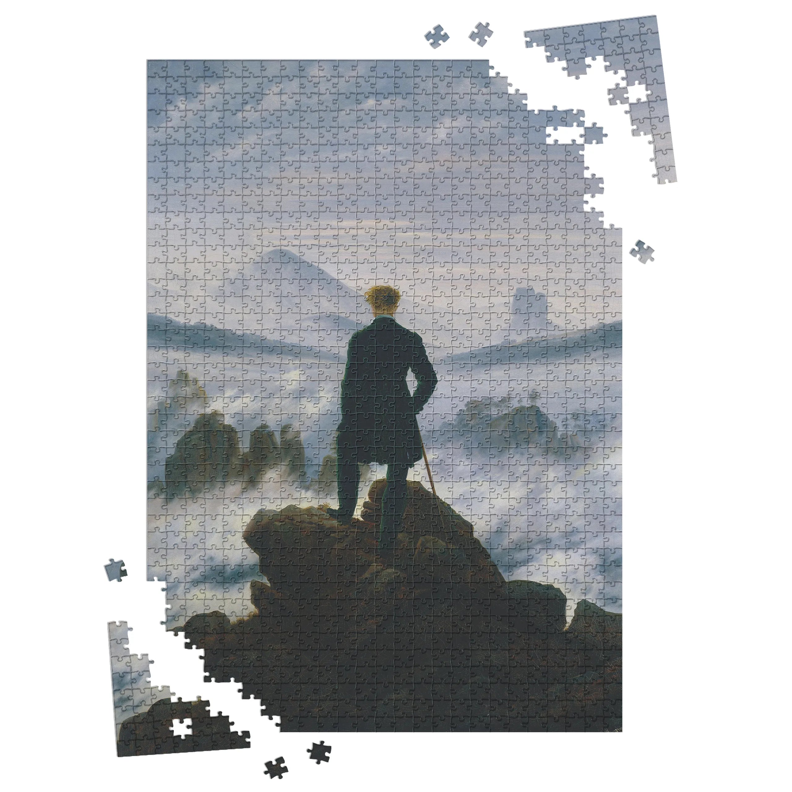 Caspar David Friedrich / Der Wanderer über dem Nebelmeer