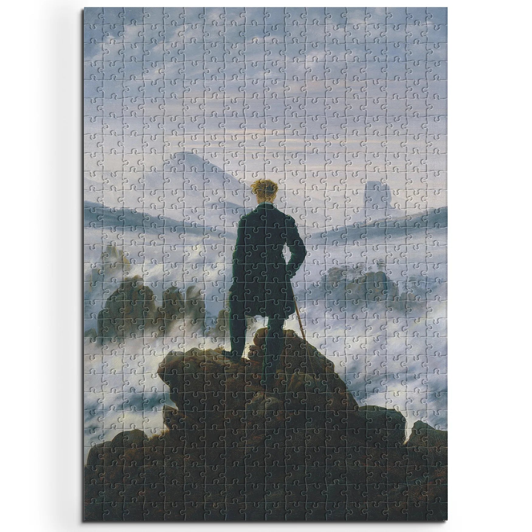 Caspar David Friedrich / Der Wanderer über dem Nebelmeer