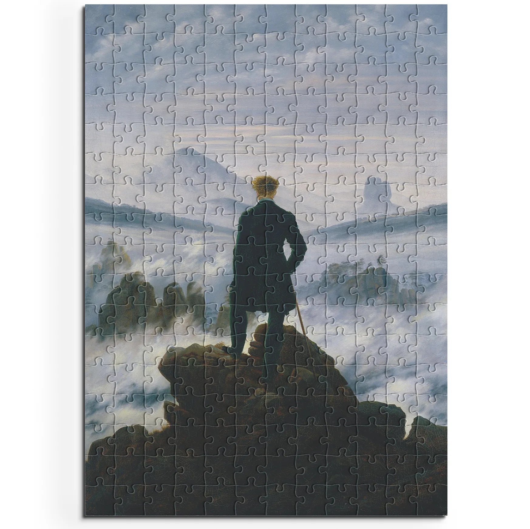 Caspar David Friedrich / Le Voyageur contemplant une mer de brouillard