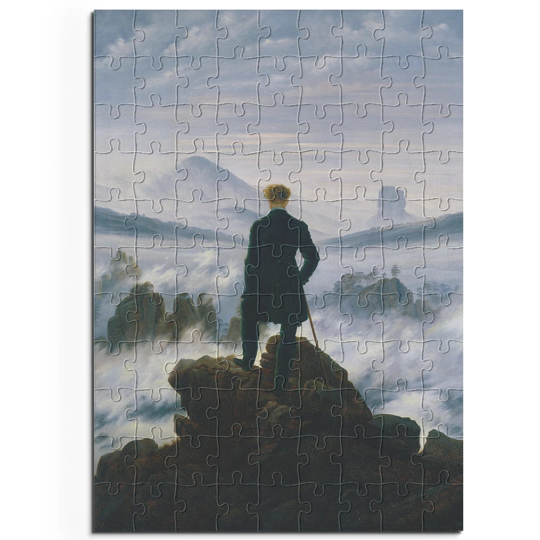 Caspar David Friedrich / Le Voyageur contemplant une mer de brouillard