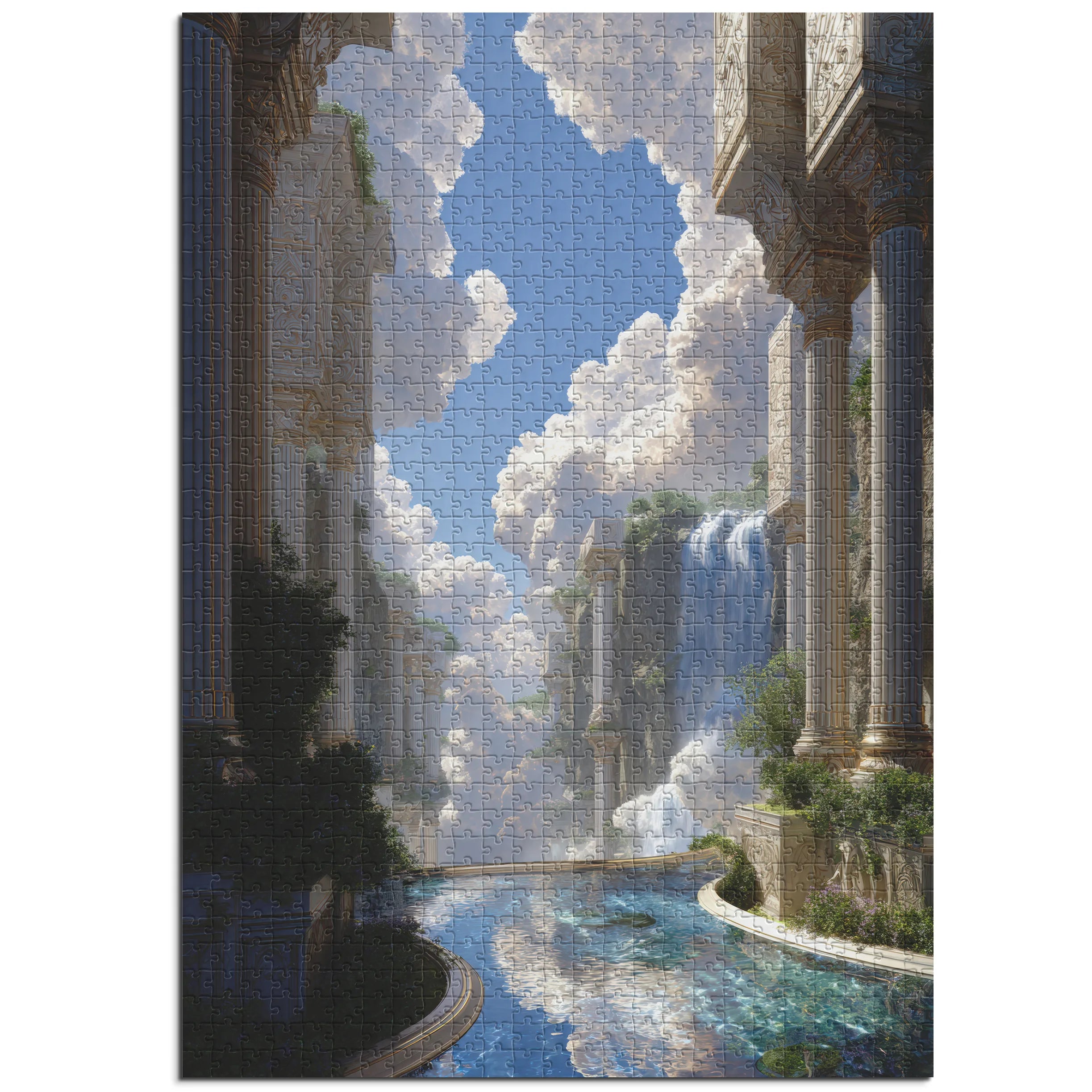 Himmlische Wasserterrassen