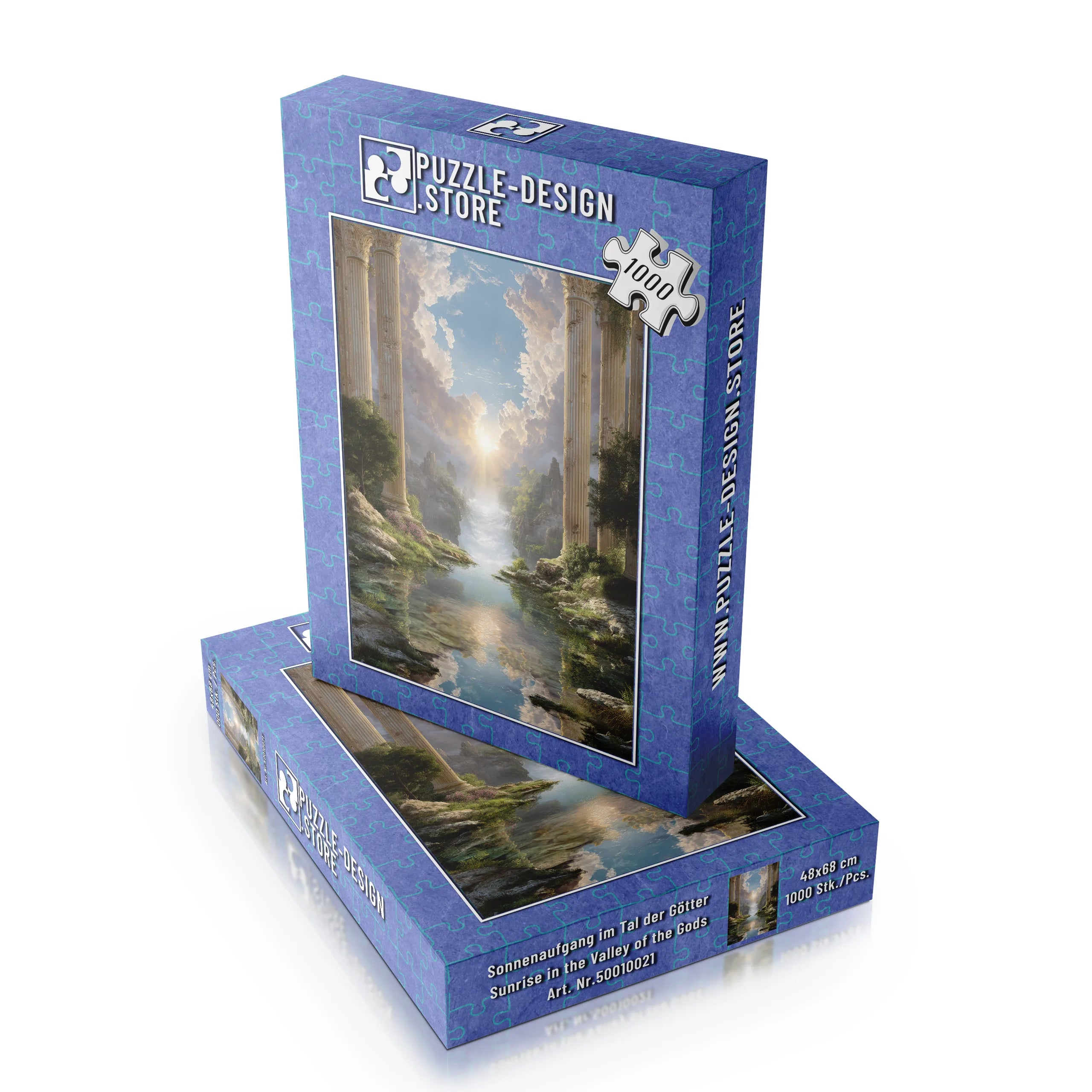 Lever de soleil dans la vallée des dieux