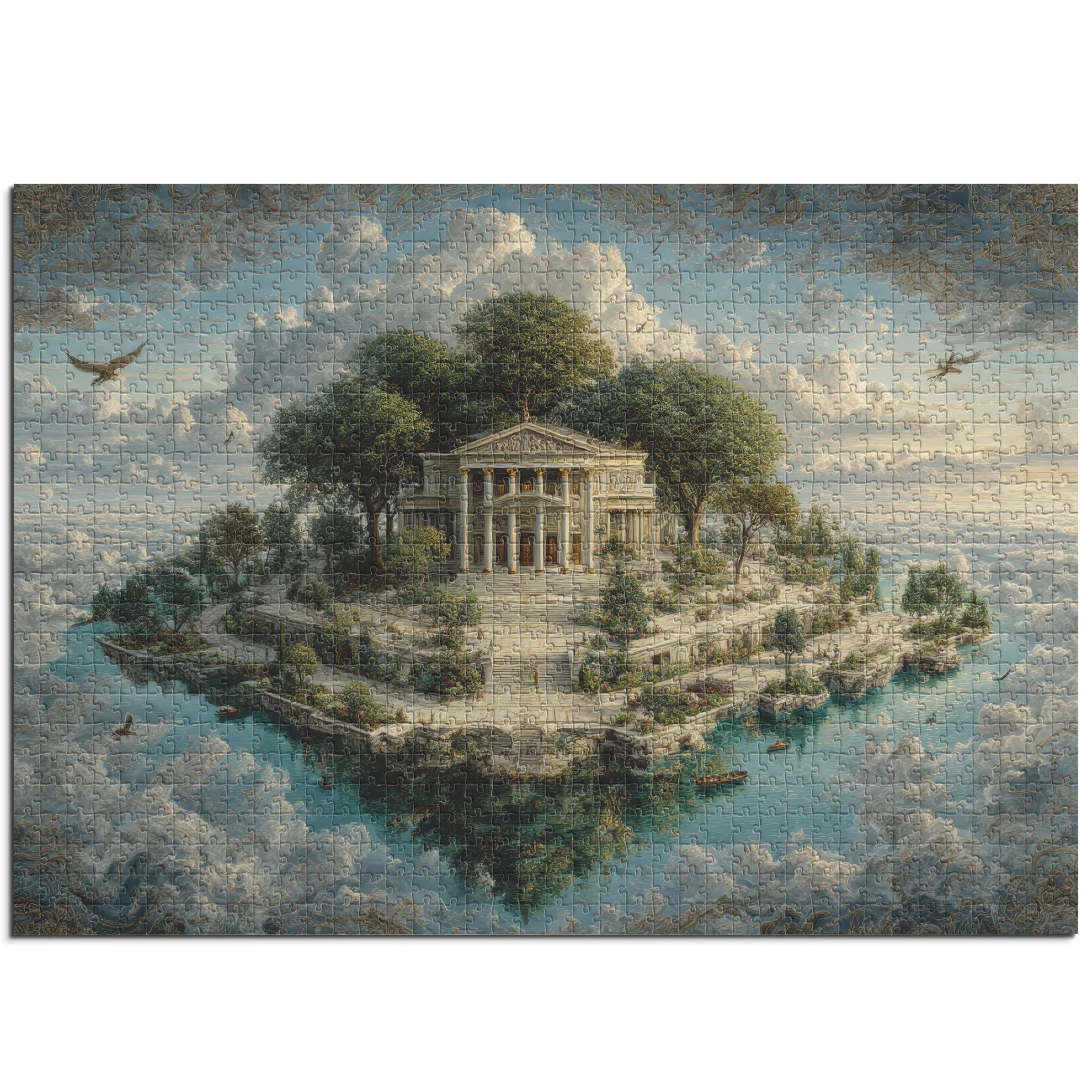 Tempel auf der Wolkeninsel