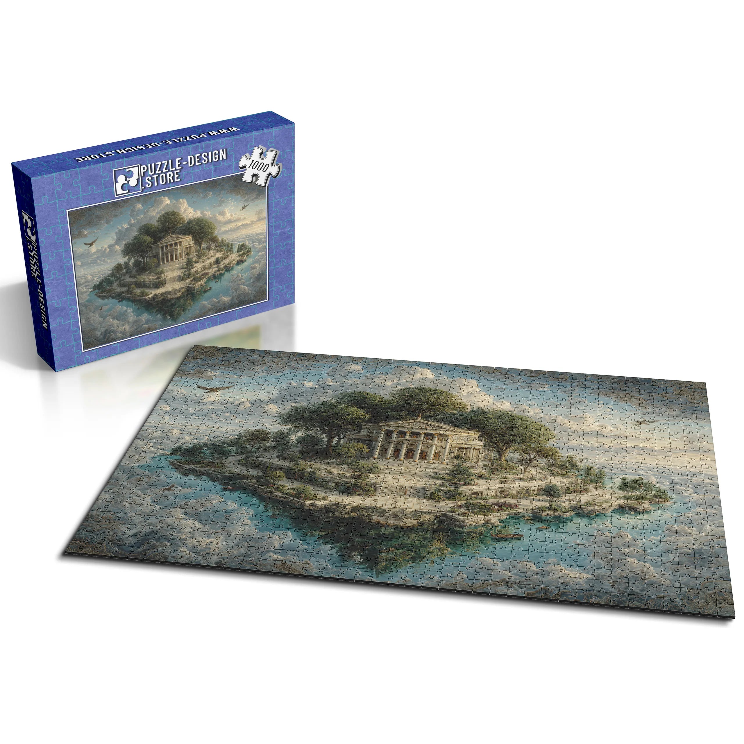 Tempel auf der Wolkeninsel