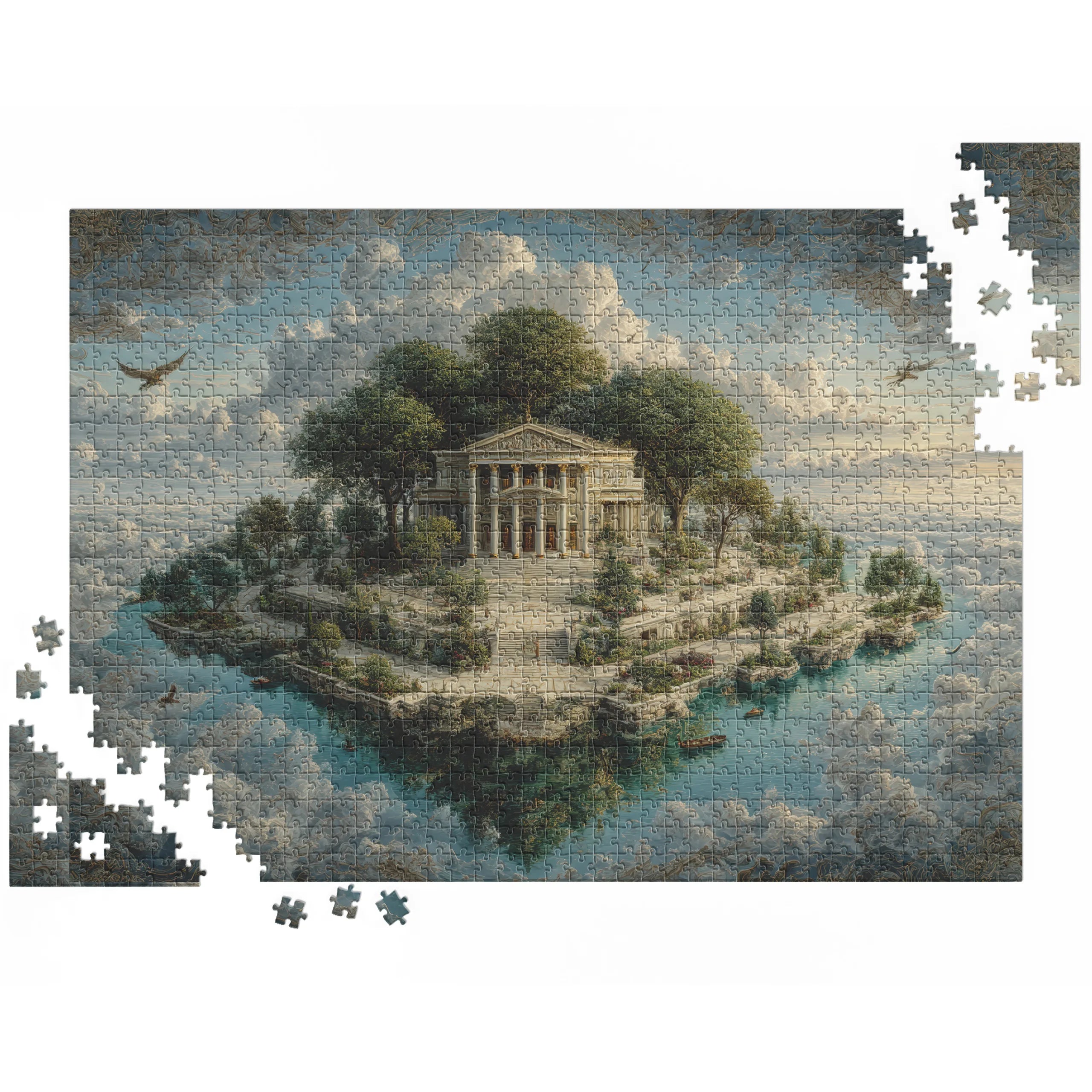 Tempel auf der Wolkeninsel