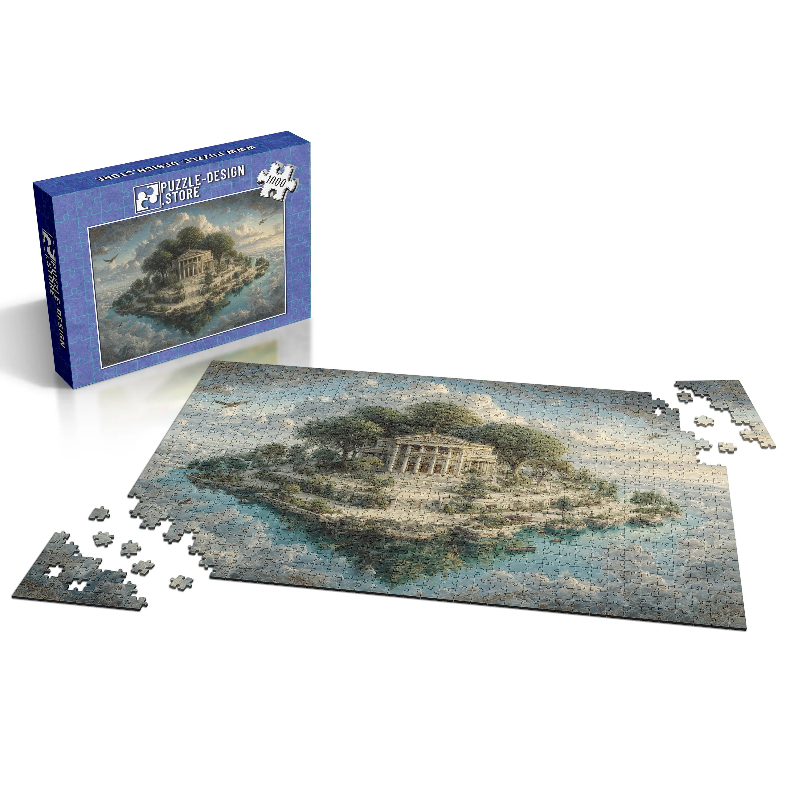 Tempel auf der Wolkeninsel