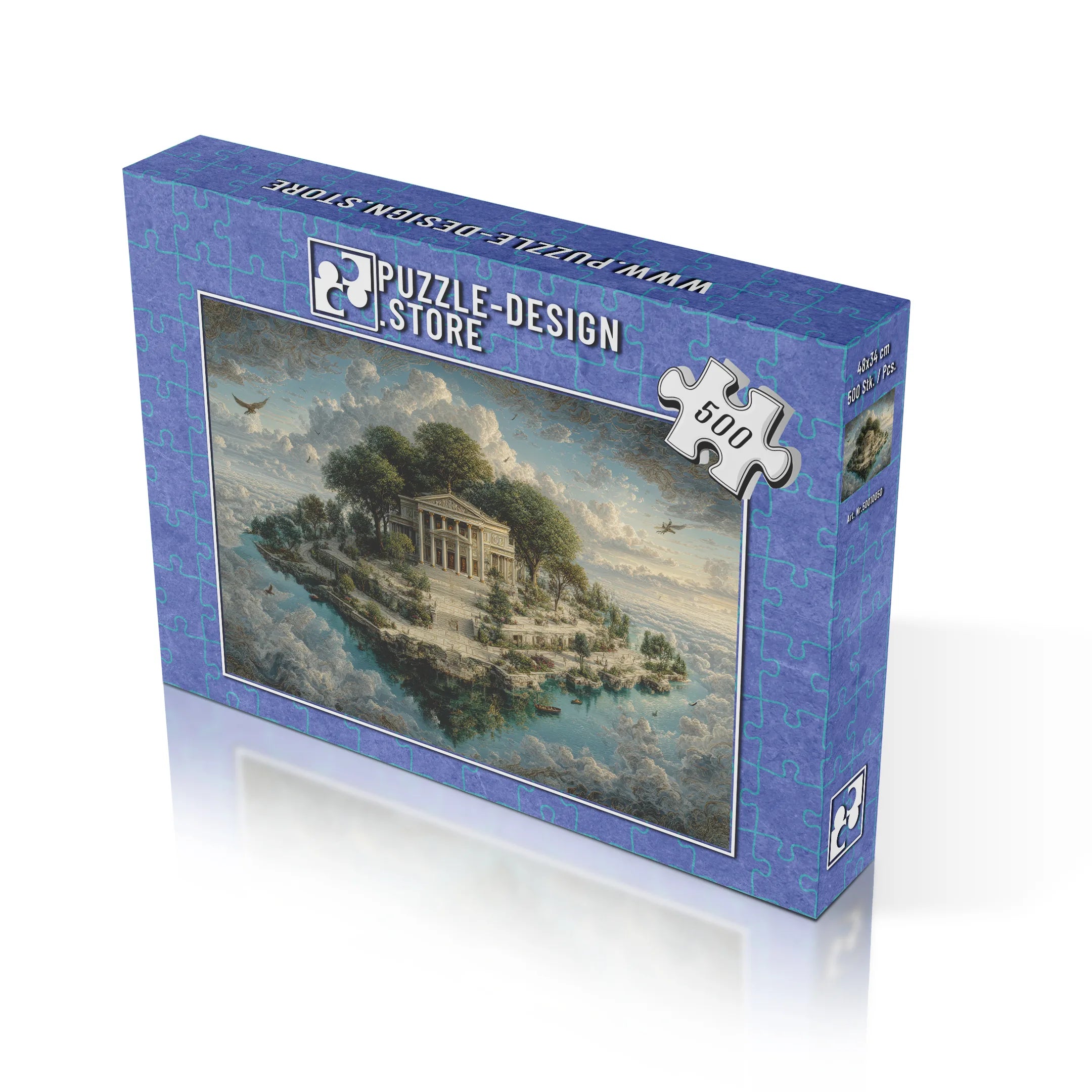 Temple sur l'île des Nuages