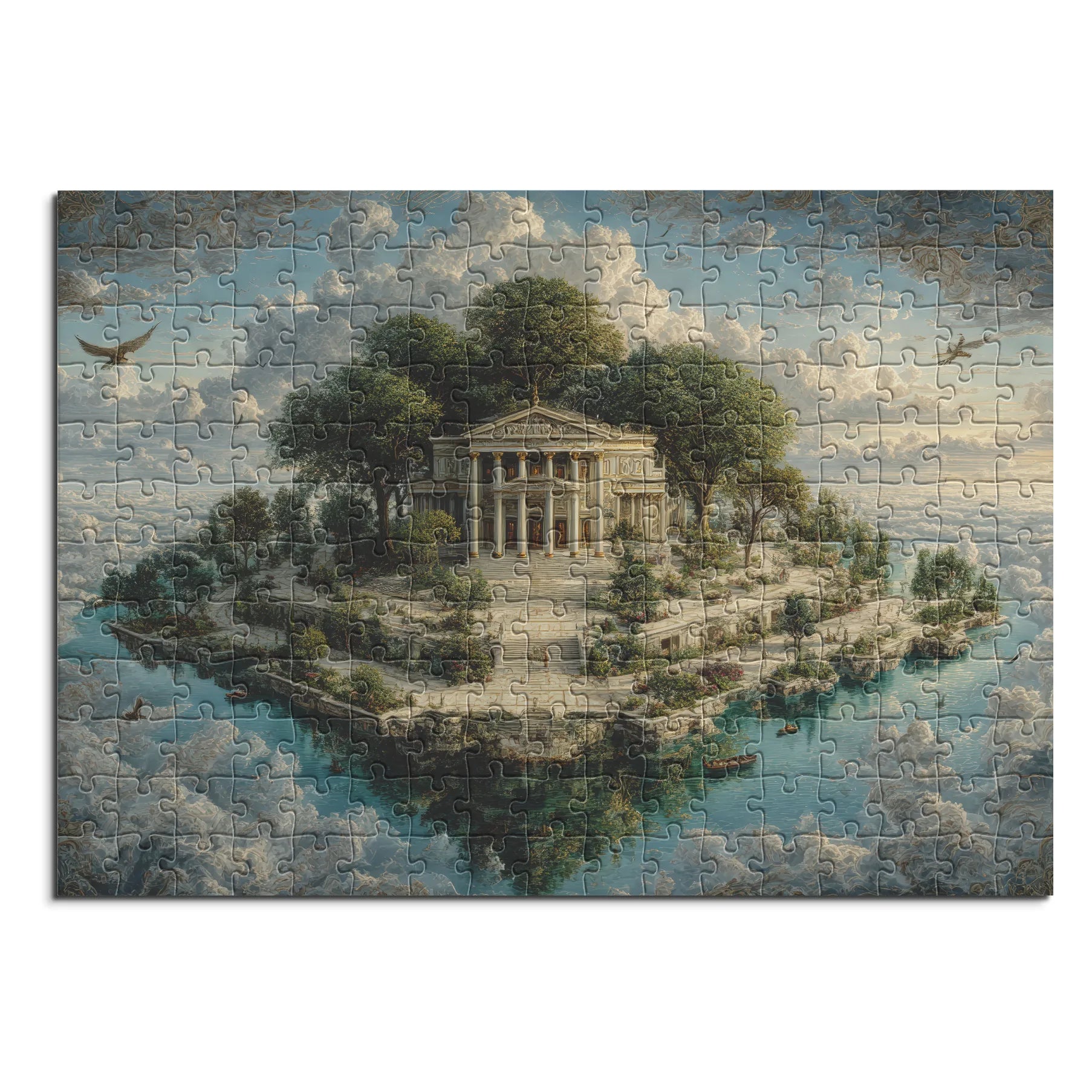 Tempel auf der Wolkeninsel