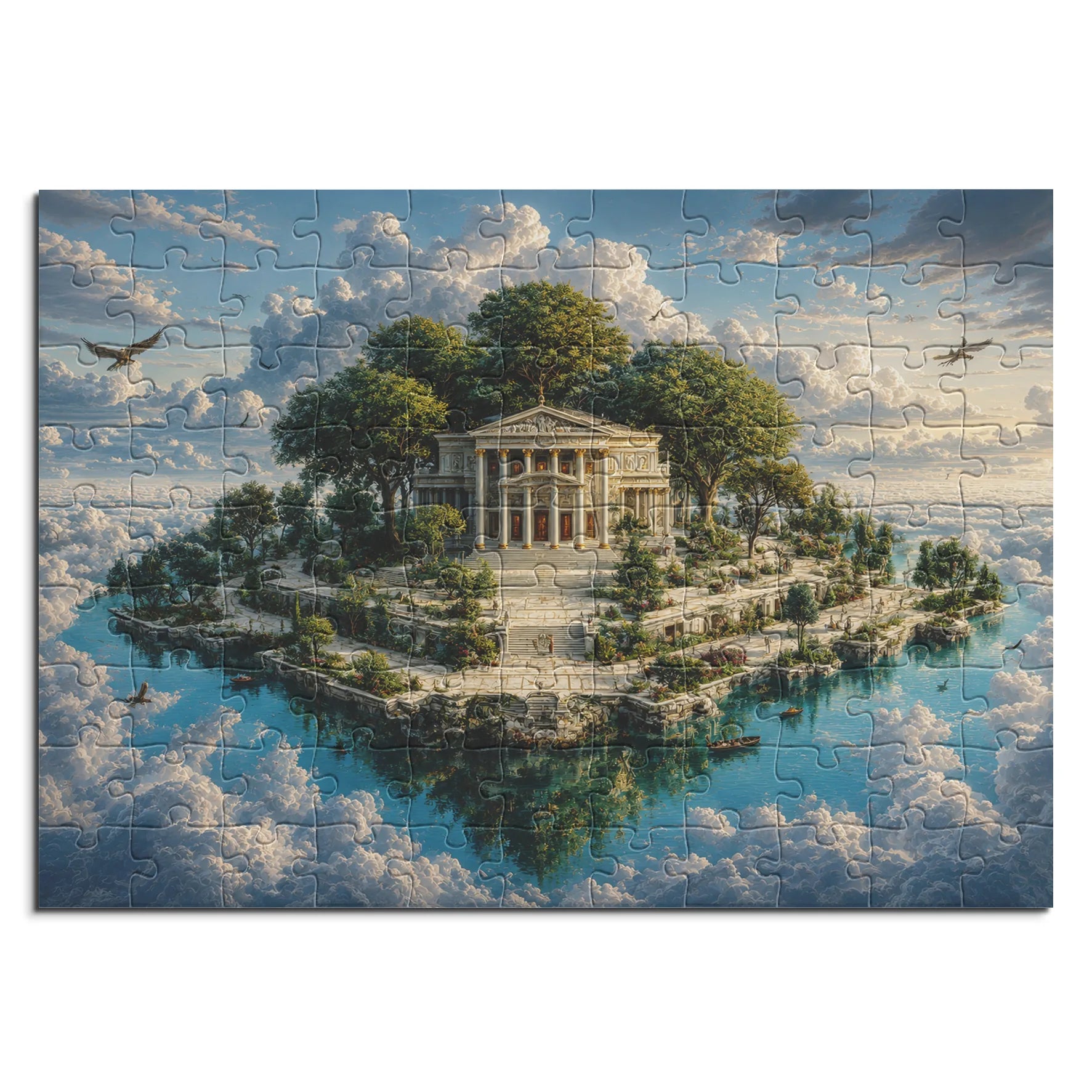 Tempel auf der Wolkeninsel