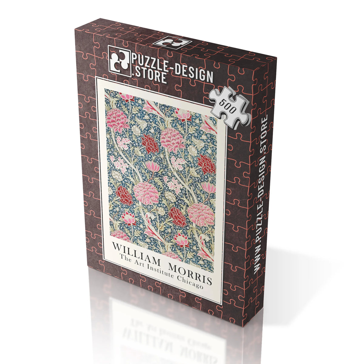 William Morris - Blütengarten in Graphit 001 – 500 Teile – Ansicht 5